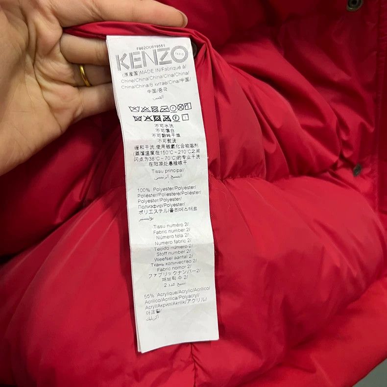 Kenzo KENZO Red fur-lined parka Size S / US 4 / IT 40 - 4 Thumbnail
