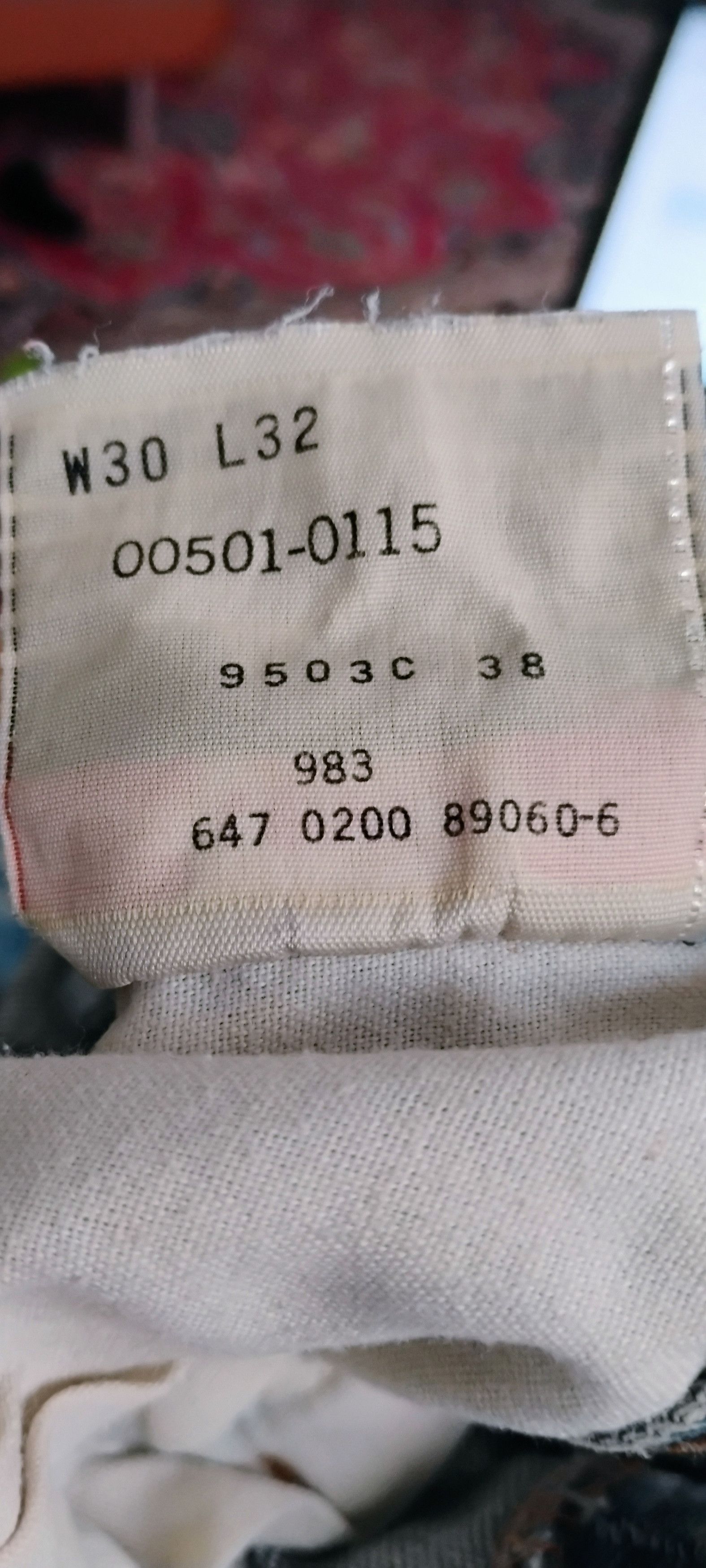 Levi's True Vintage Feb 2000 Levi’s 501-0115 Jeans Size US 30 / EU 46 - 1 Thumbnail