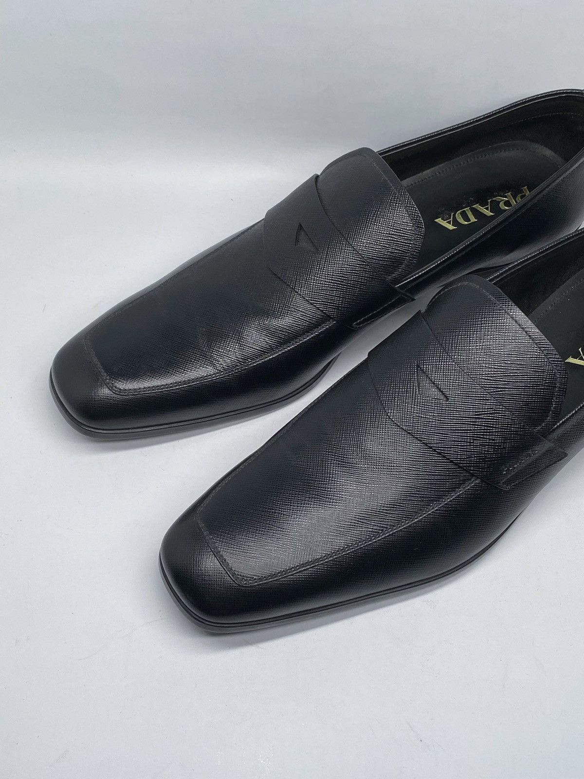 Prada Prada Saffiano Leather Penny Loafer size 12/ us size 13 Size US 13 / EU 46 - 5 Thumbnail