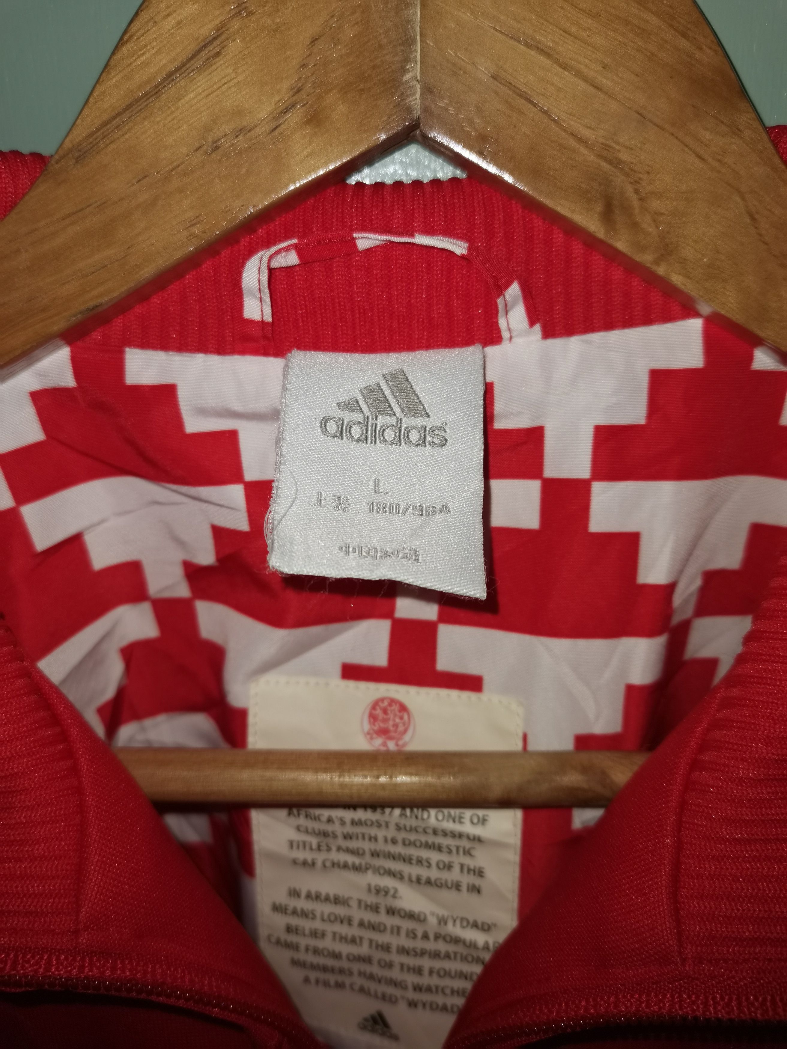 Adidas Adidas les rouges wydad track jacket vintage Size US L / EU 52-54 / 3 - 12 Thumbnail