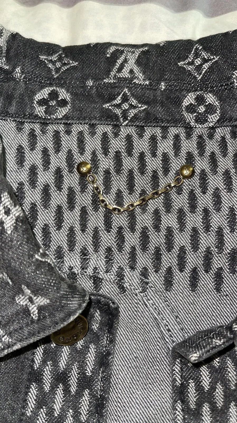 Louis Vuitton × Nigo Louis Vuitton x Nigo Denim Jacket Size US L / EU 52-54 / 3 - 6 Thumbnail