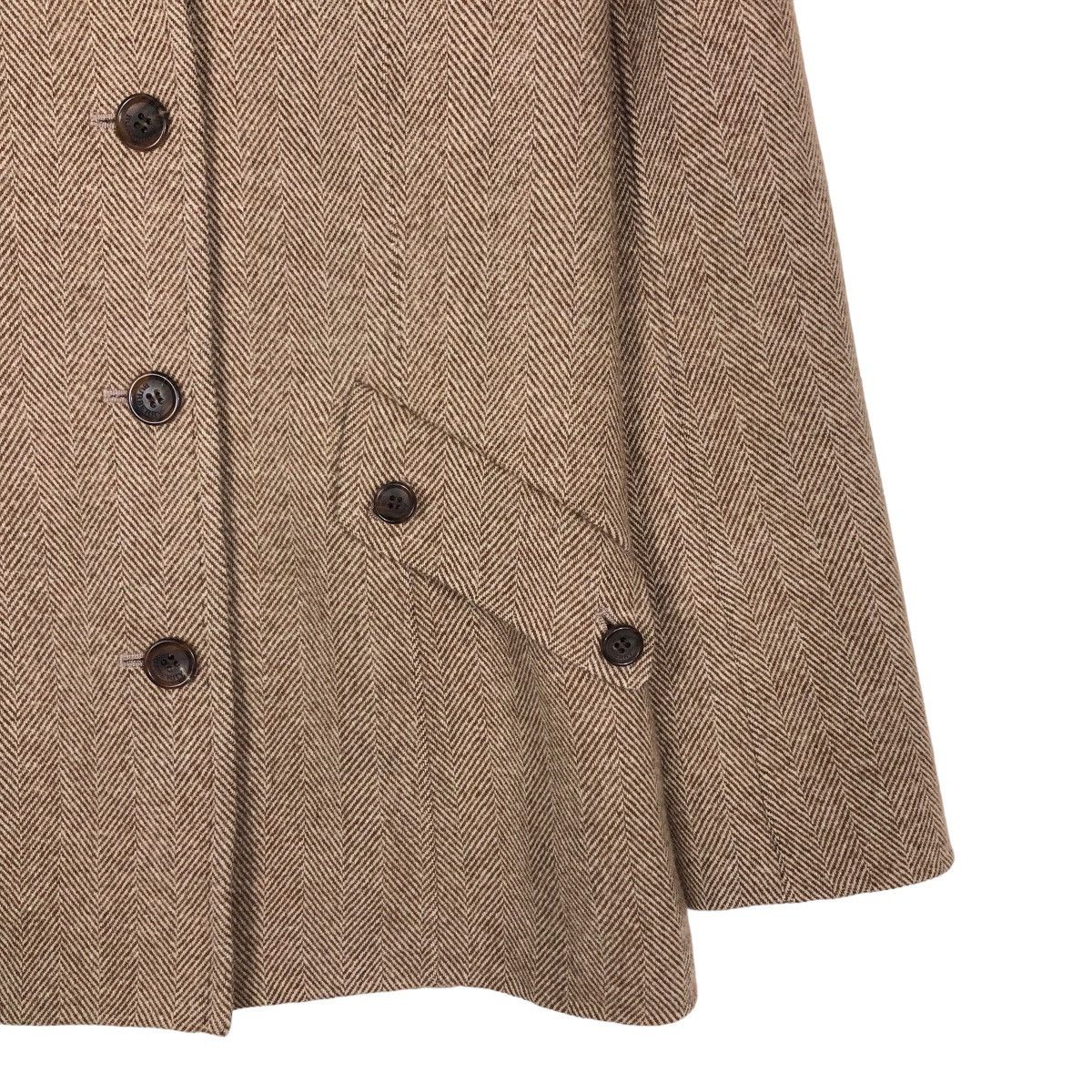 Burberry 🔥Vintage Wool Jacket Burberry Nova Check Mink Fur Collar Size US M / EU 48-50 / 2 - 5 Thumbnail
