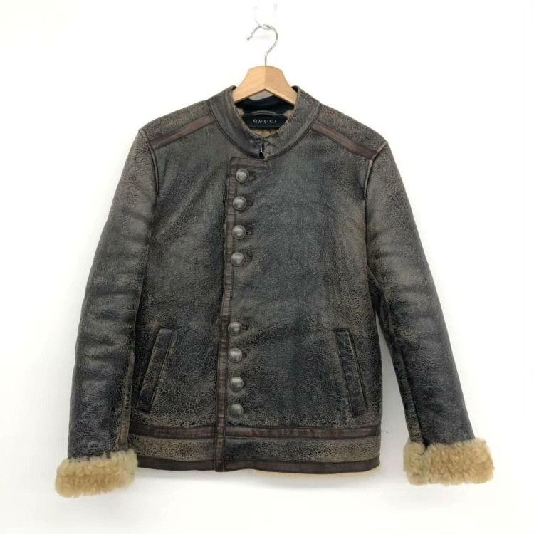 Gucci Gucci Leather Fur Coat Size 44 Italy Size US S / EU 44-46 / 1 - 1 Thumbnail