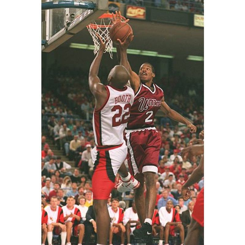 NCAA × Starter CAMBY #21 UMass 90s jersey L red Amherst Minutemen vintage Size US L / EU 52-54 / 3 - 11 Thumbnail