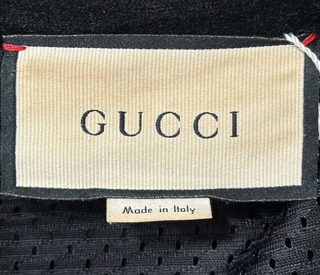 Gucci Gucci embroidered logo velvet zipper jacket 2501-Nextarrow Size US L / EU 52-54 / 3 - 6 Thumbnail