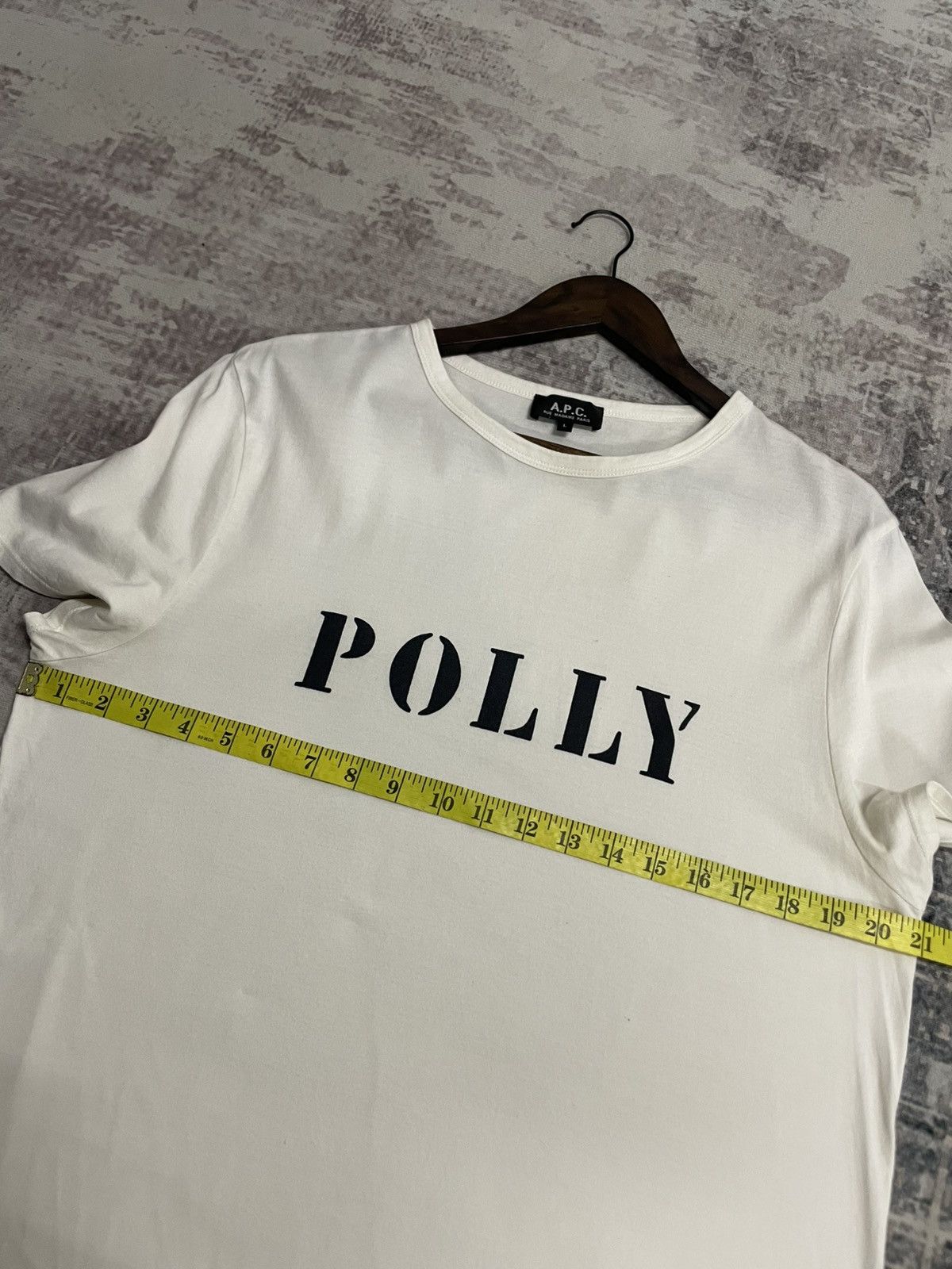 A.P.C. APC Polly White Tshirt Size US L / EU 52-54 / 3 - 5 Thumbnail