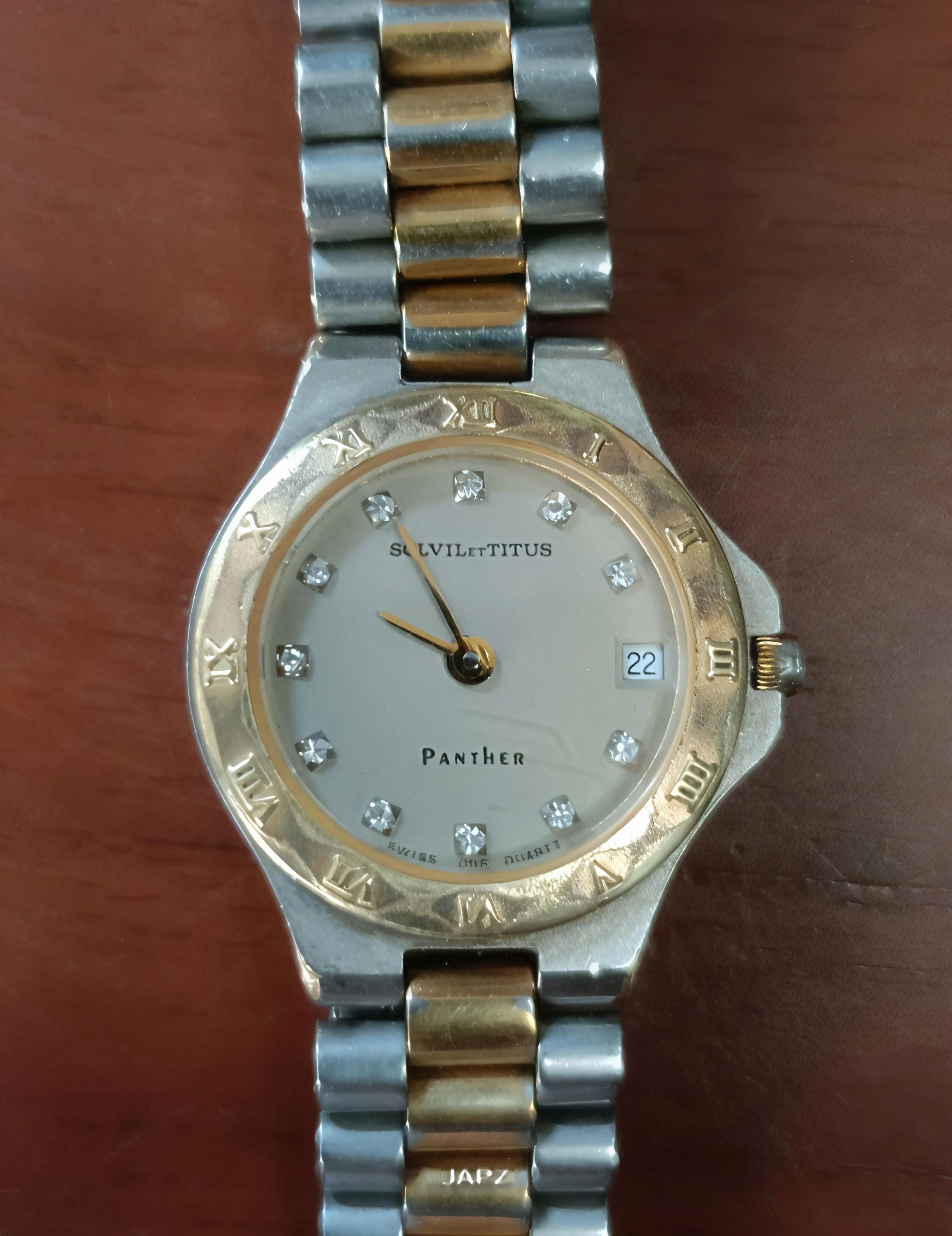 Vintage Vintage solvil et Titus panther two tone diamond watch Size ONE SIZE - 2 Thumbnail
