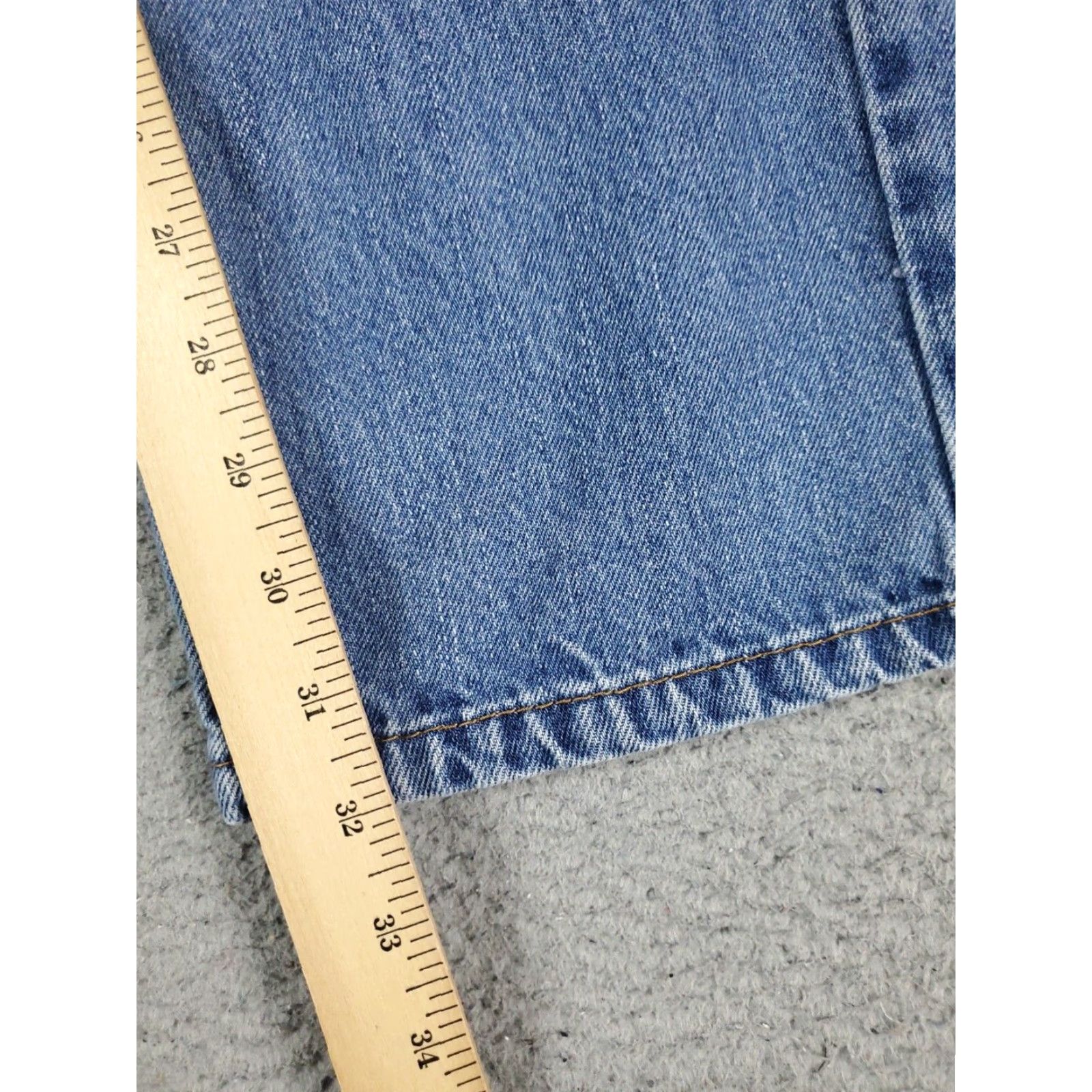 Levi's Levis 505 Mens 30x32 Blue Straight Leg Jeans Regular Fit Cotton Denim Pants Size US 30 / EU 46 - 5 Thumbnail