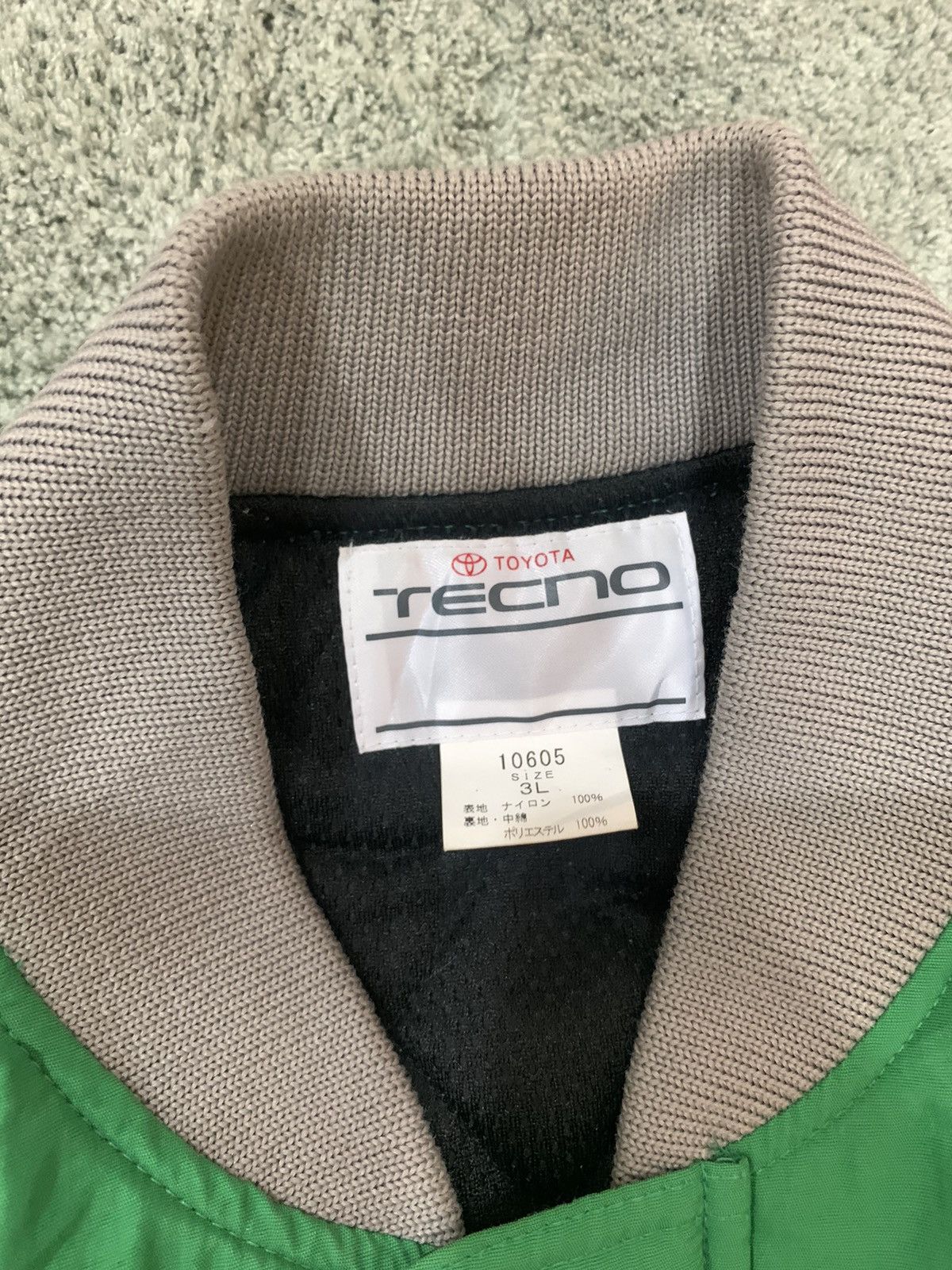Vintage Vintage Toyota Tecno Jacket bomber racing car Size US XXL / EU 58 / 5 - 4 Thumbnail