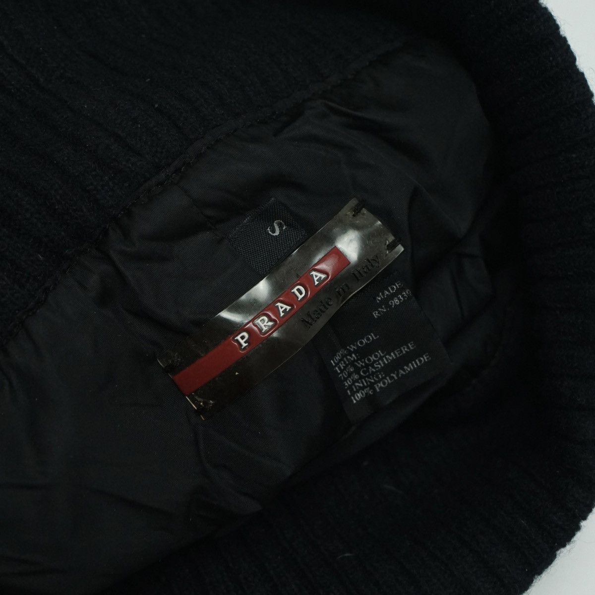 Prada *NoTariff Prada Nylon Red Tab Beanie Size ONE SIZE - 4 Thumbnail