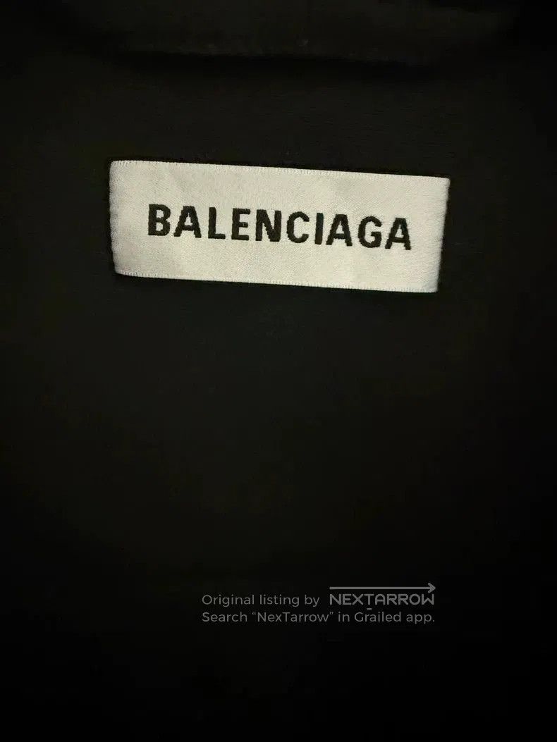 Balenciaga Balenciaga Crystal Logo Denim Jacket. Size US XS / EU 42 / 0 - 3 Thumbnail