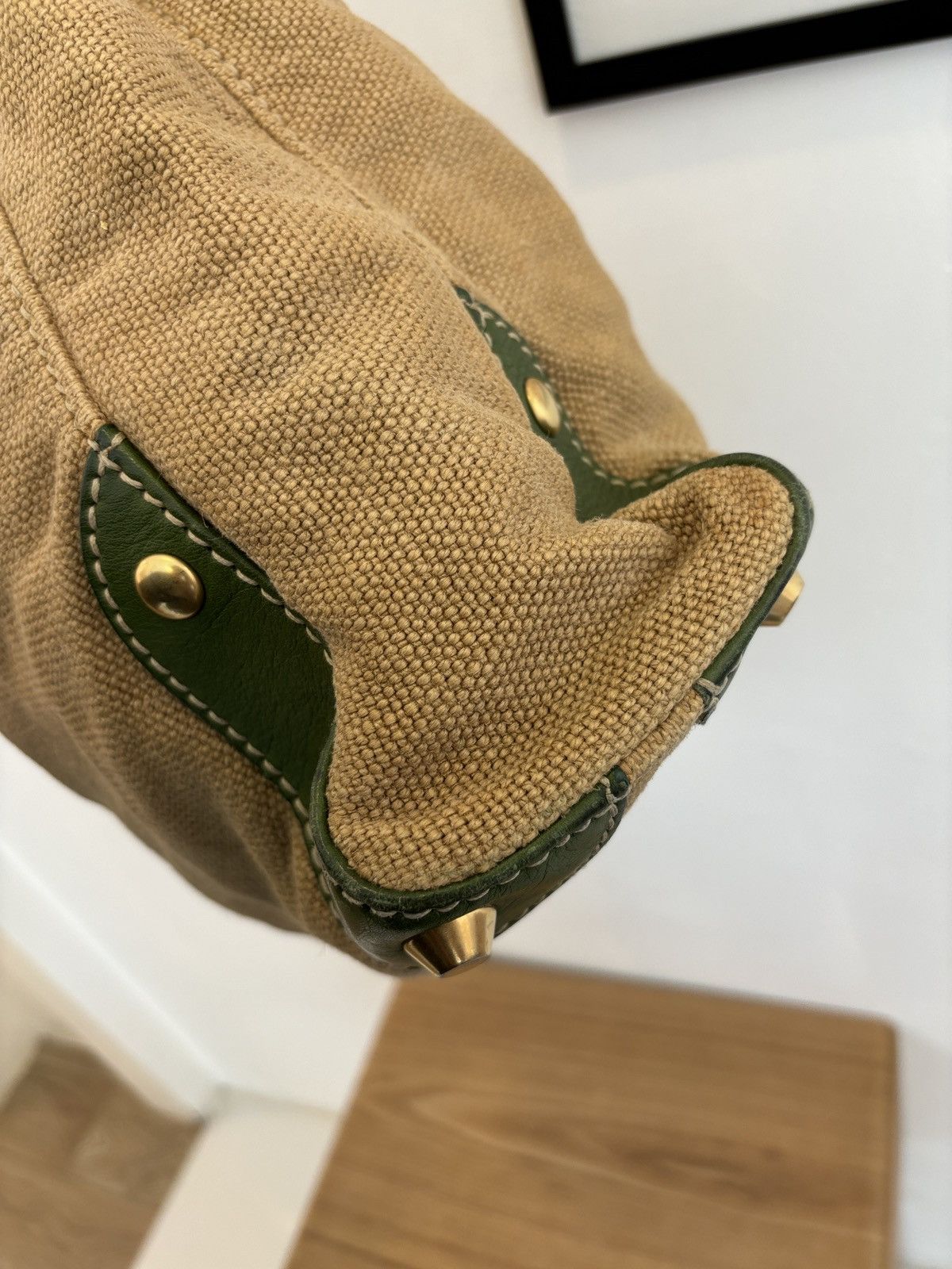 Miu Miu Miu Miu Canvas tote bag. Size ONE SIZE - 15 Thumbnail