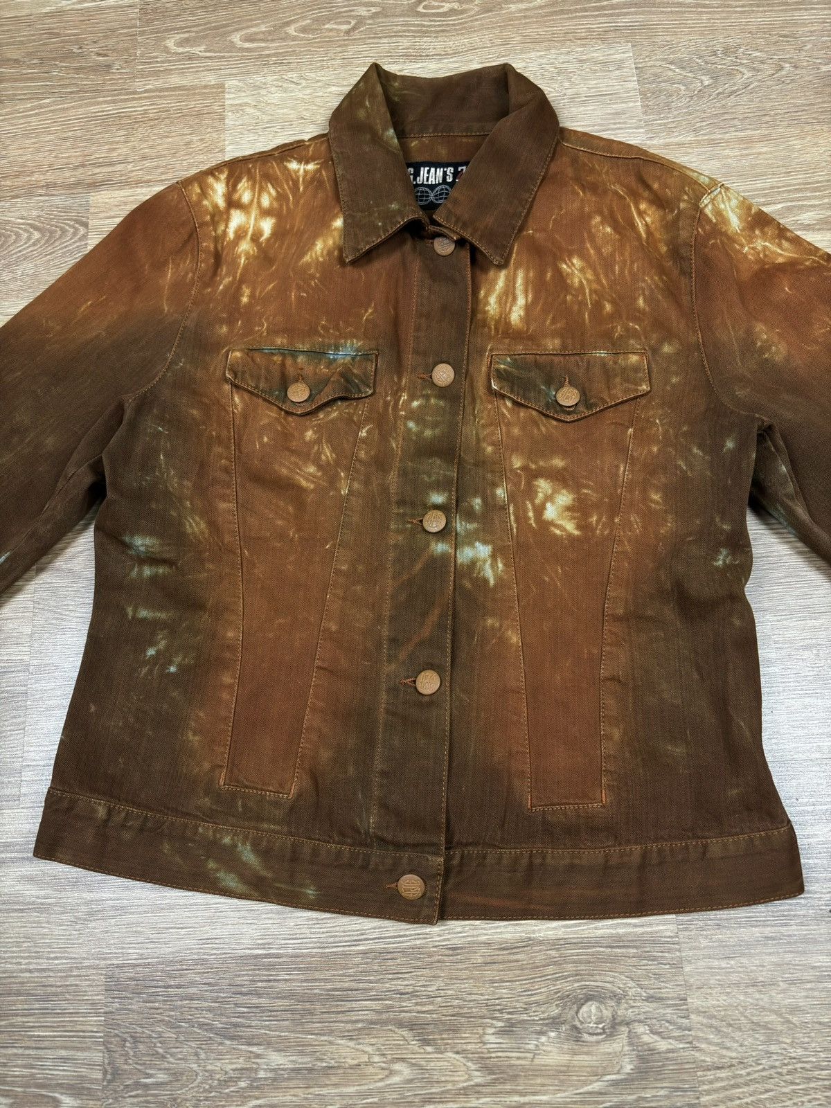 Jean Paul Gaultier × Vintage Jean Paul Gaultier Denim Flame Jacket Size US S / EU 44-46 / 1 - 3 Thumbnail