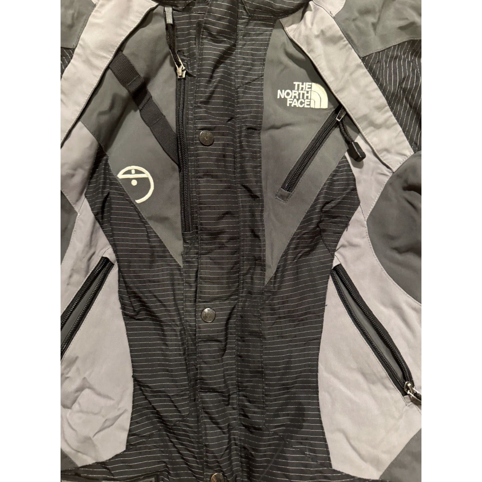 The North Face VINTAGE The North Face Steep Tech Ski Jacket Womens SM Black Gray 550 Down Insulated Regular Long Sleeve Zip Mid-Length Jacket Womens Size S / US 4 / IT 40 - 3 Thumbnail