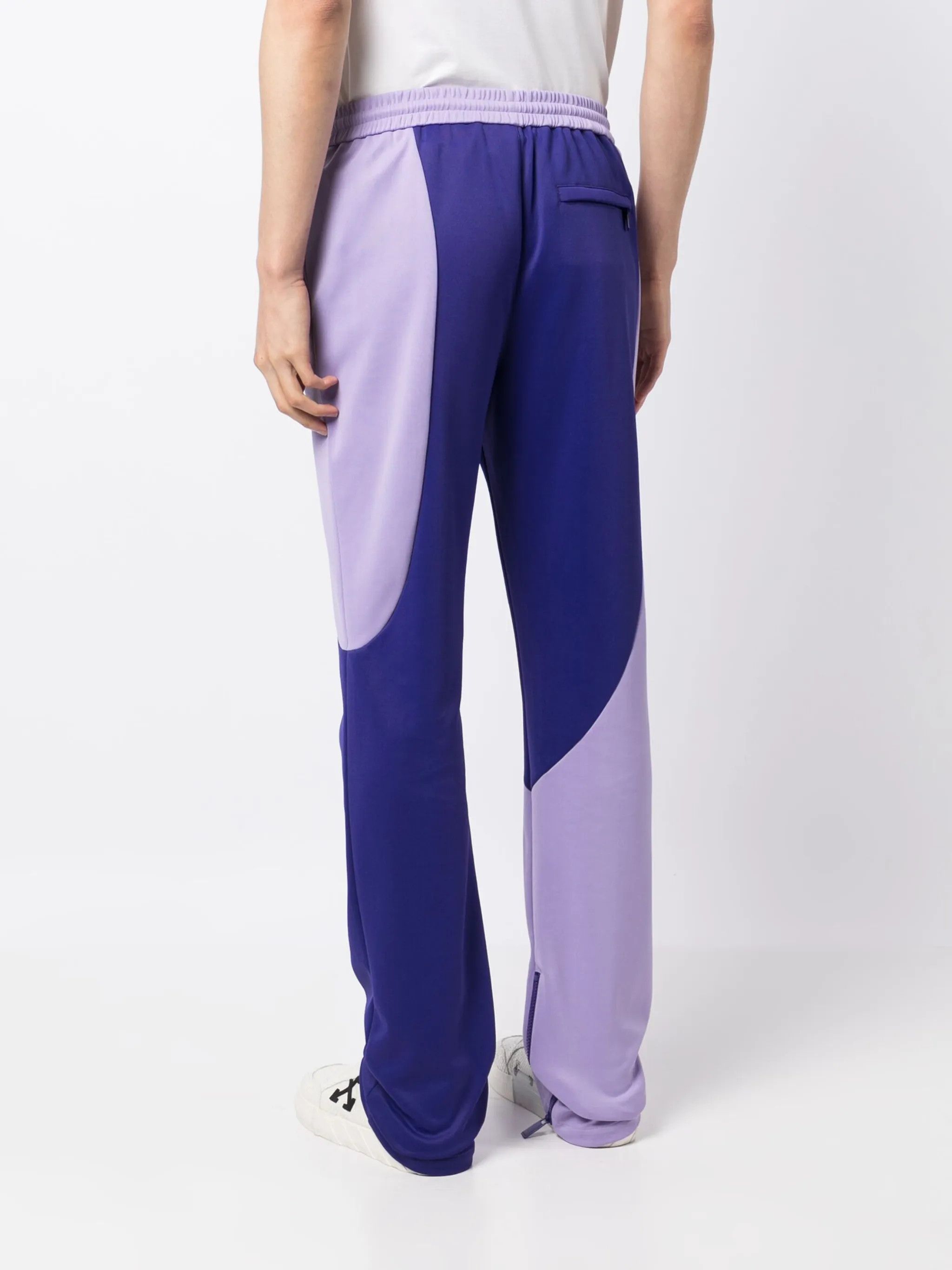 Off-White o1y0225 Logo Jogger & Sweatpant in Lilac/Blue Size US 32 / EU 48 - 4 Thumbnail