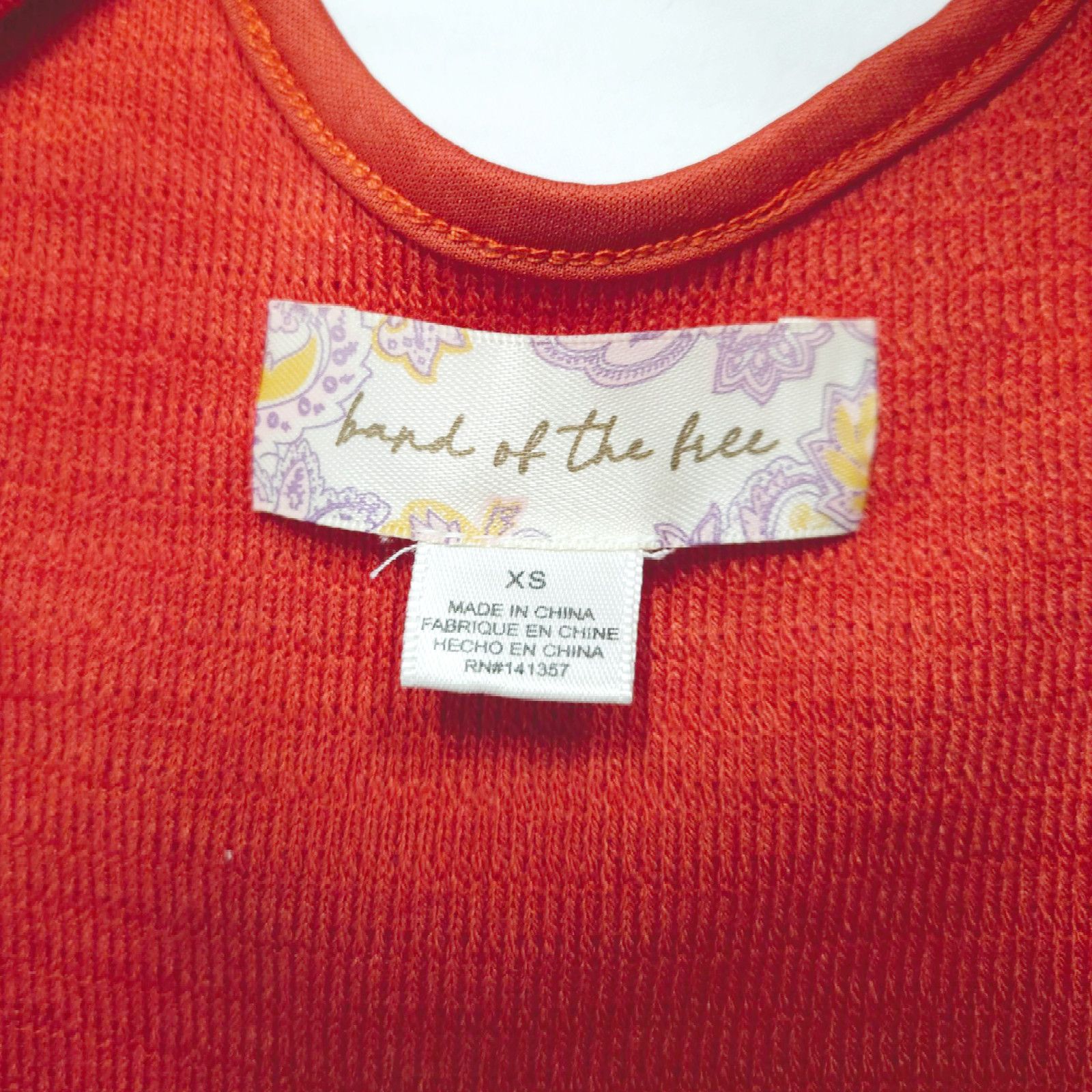Other NWOT Band of the Free Alize Rust Ribbed Crop Top XS 2 Boho Size XS / US 0-2 / IT 36-38 - 7 Thumbnail