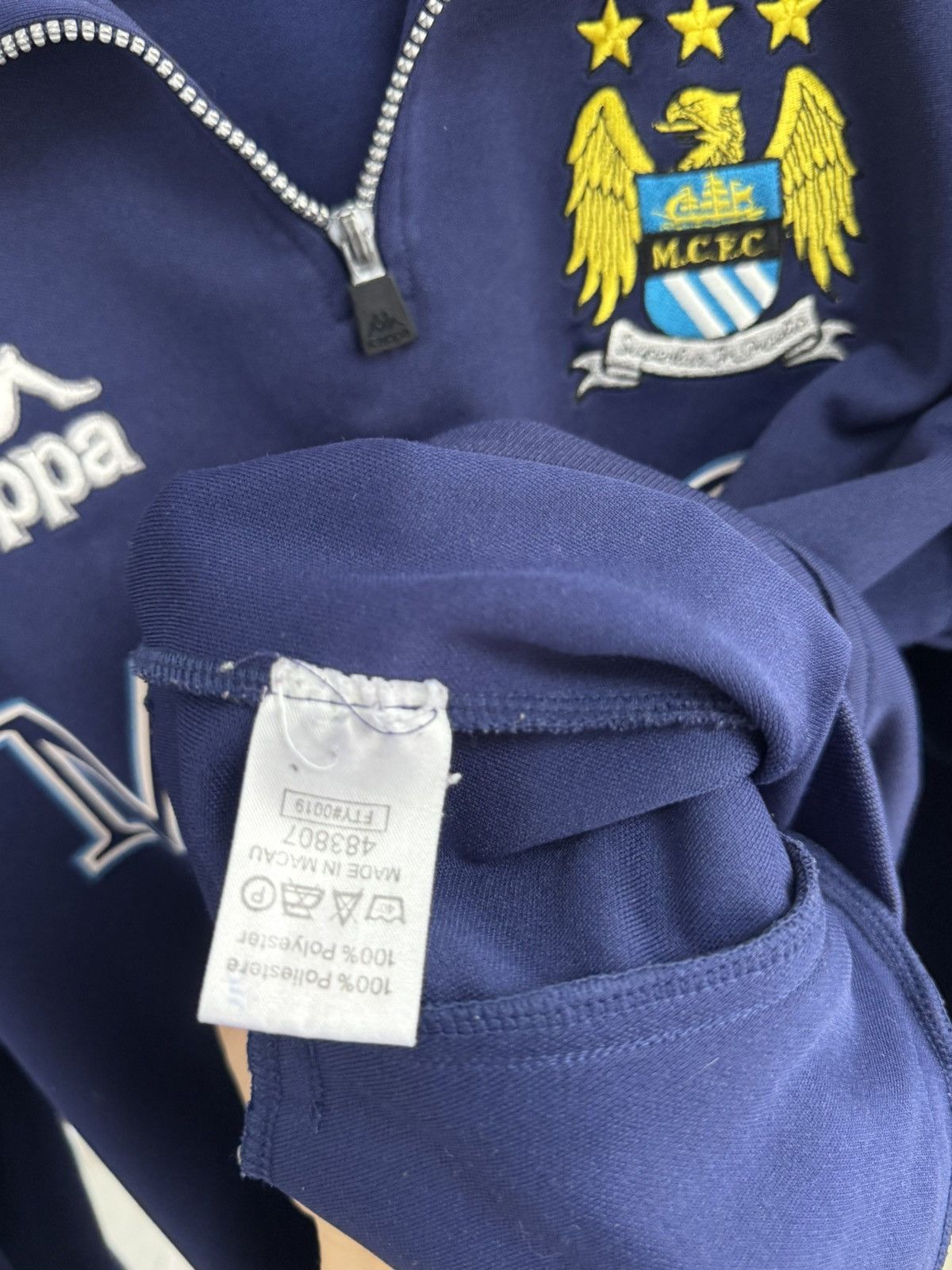 Kappa Manchester City 1997/99 Track Top 1/4 Zip Jacket Kappa sz M Size US M / EU 48-50 / 2 - 5 Thumbnail