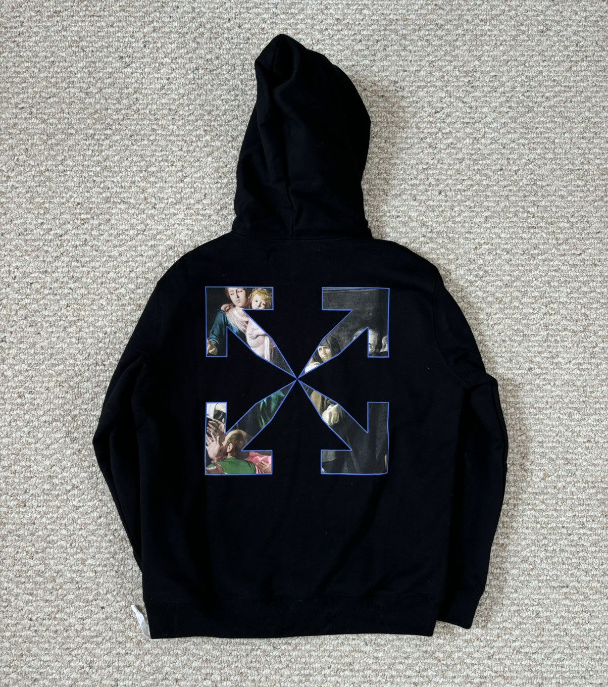 Off-White Off-White Carravaggio Arrow Hoodie Size US S / EU 44-46 / 1 - 1 Thumbnail