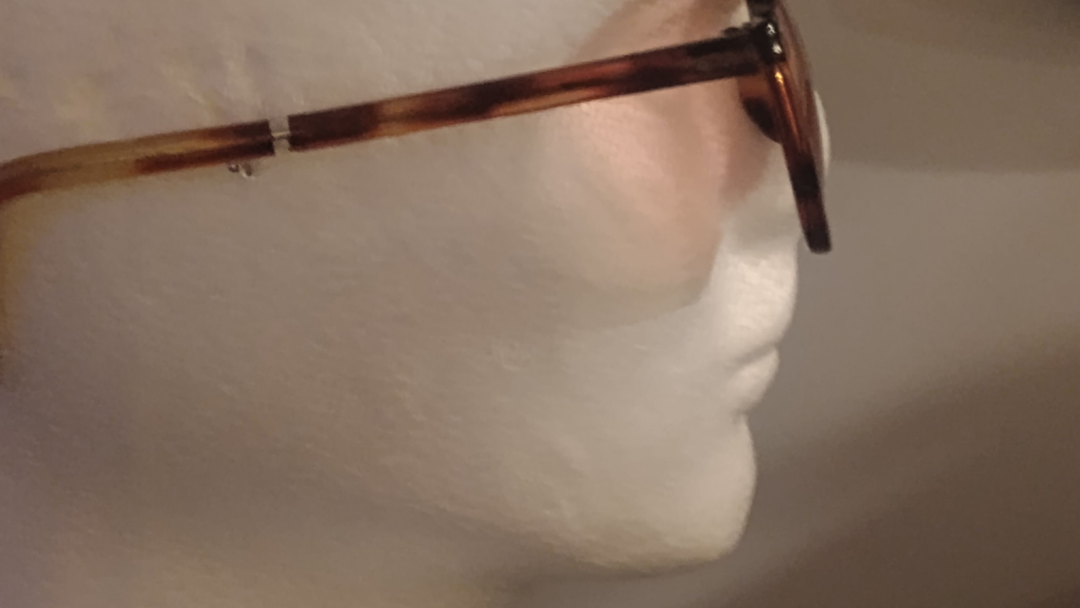 Other Rare Faux Tortoise Eyeglasses Rose Lenses Keyhole bridge NOS Size ONE SIZE - 4 Thumbnail