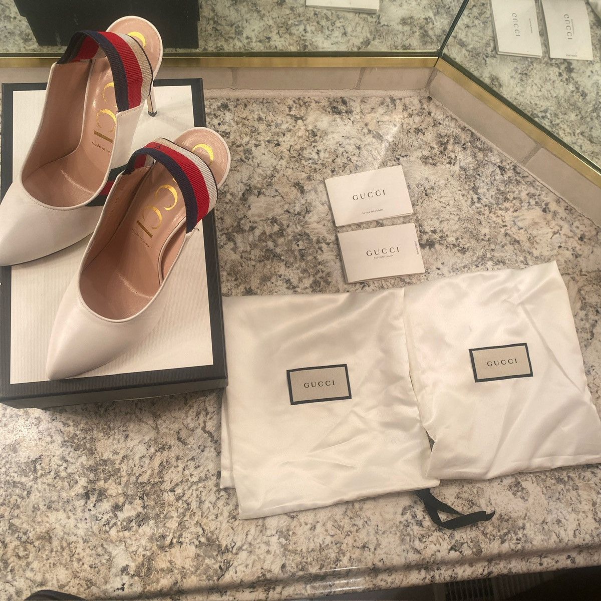 Designer × Gucci Gucci heels 👠 with everything included Size US 9.5 / IT 39.5 - 2 Thumbnail
