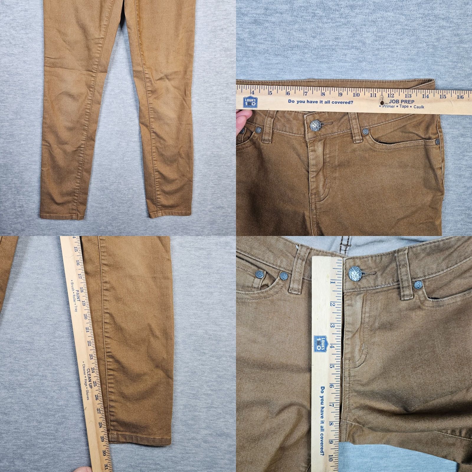 Prana prAna Jeans Brown Kayla Classic Mid Rise Size 4 Womens Denim Cotton Everyday Comfortable Belted Regular Fit Vintage: No Size 27" / US 4 / IT 40 - 8 Thumbnail