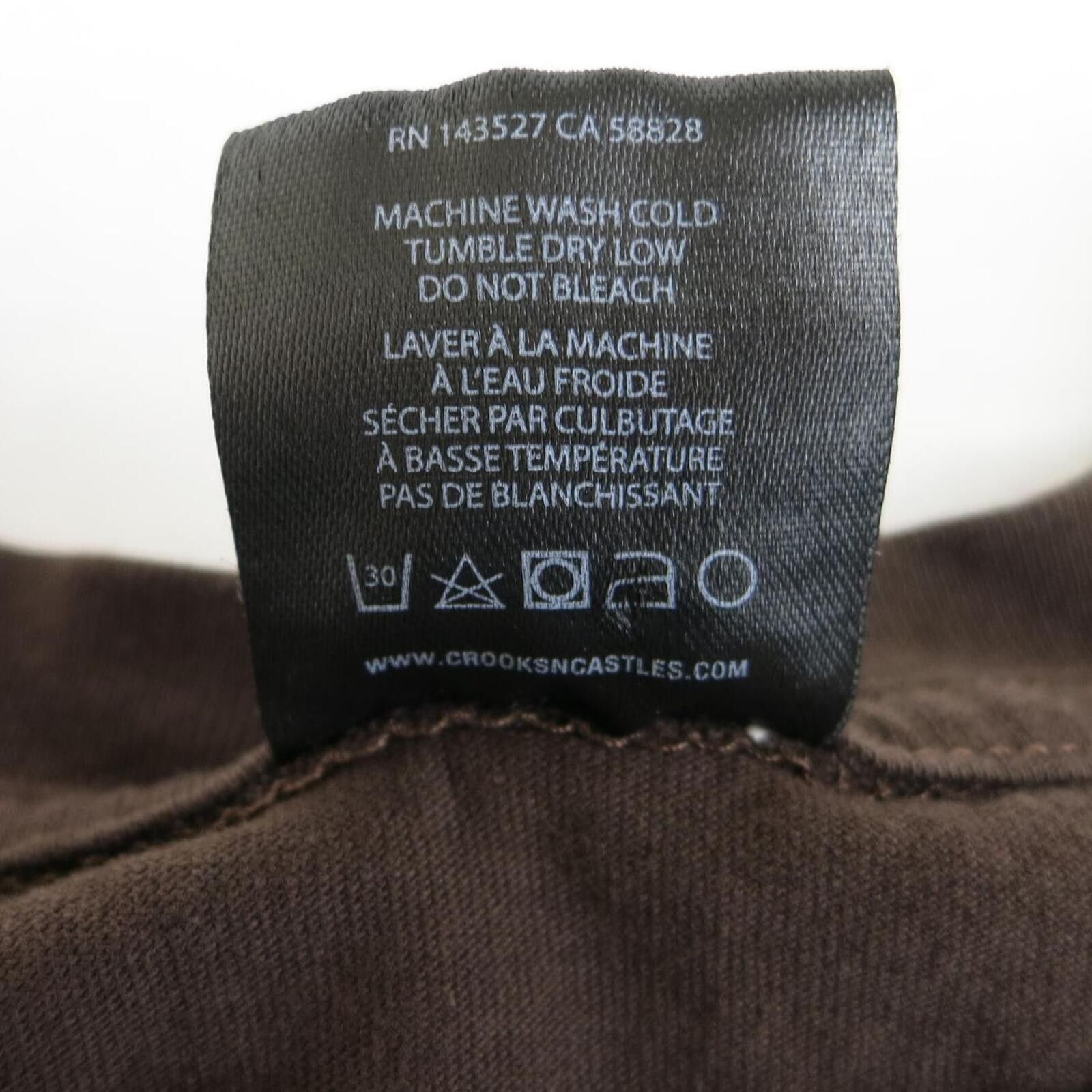 Crooks & Castles Crooks & Castles Brown Graphic T-Shirt Size US XL / EU 56 / 4 - 6 Thumbnail