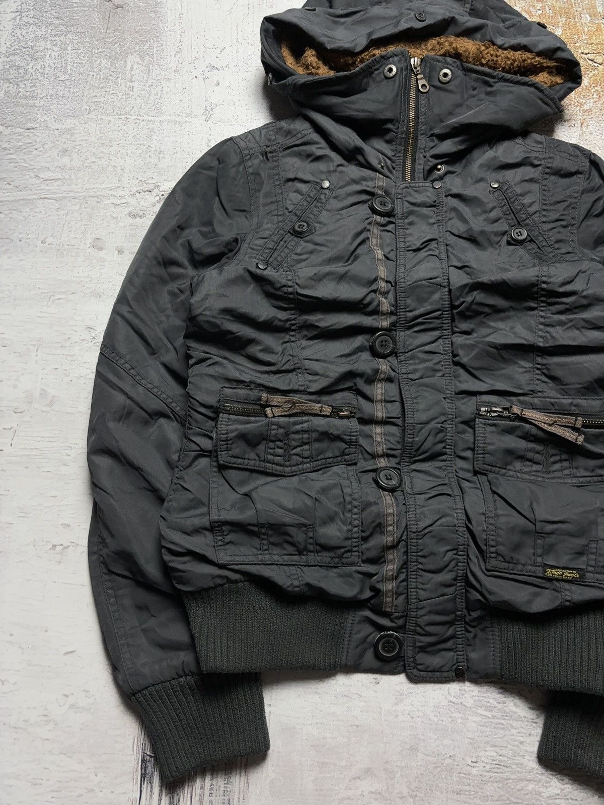 Japanese Brand × Vintage Japanese style vintage bomber jacket military style Size US M / EU 48-50 / 2 - 2 Thumbnail