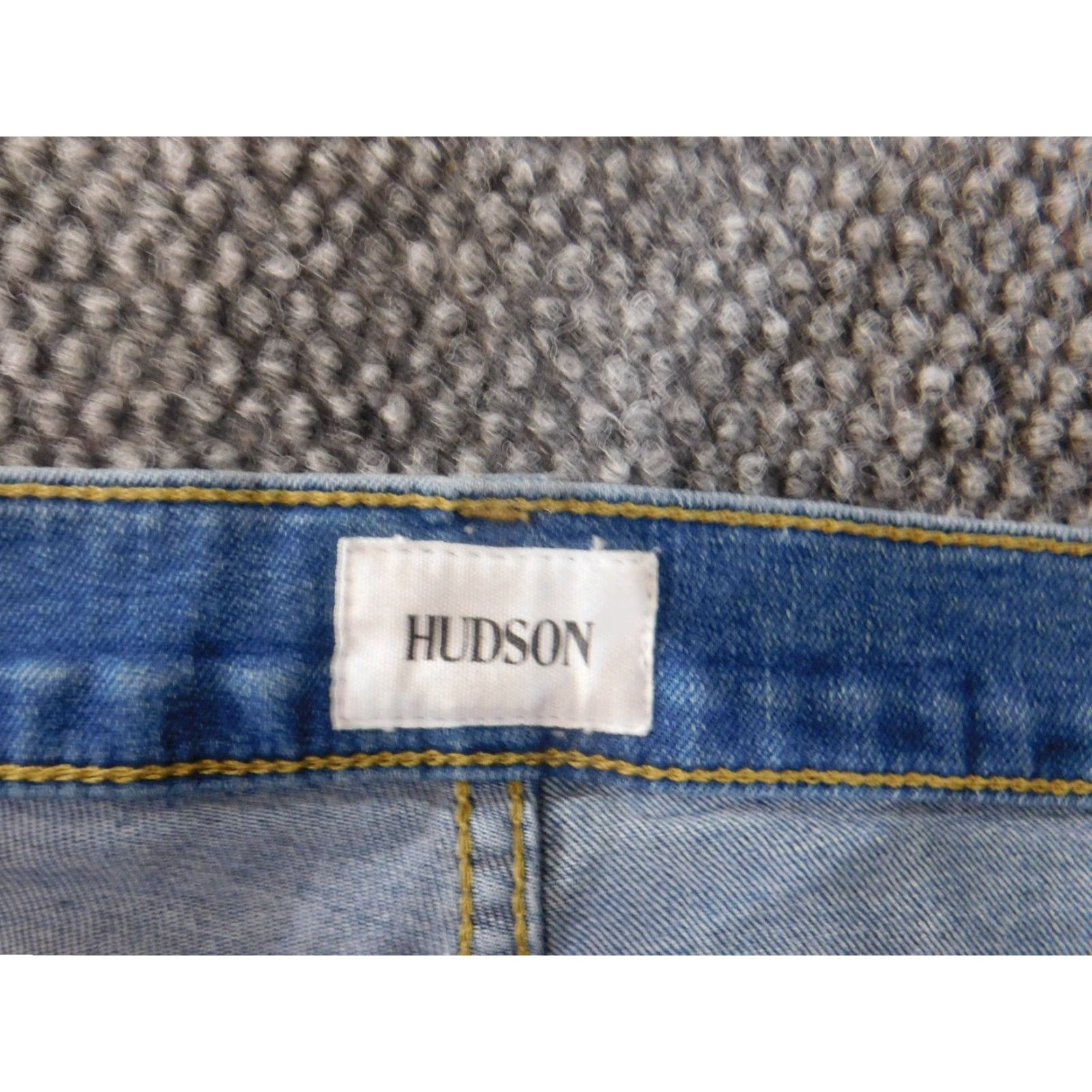 Hudson Hudson Jeans Womens 29 Blue Natalie Mid Rise Skinny Ankle Stretch Denim Jeans Size 29" - 3 Thumbnail