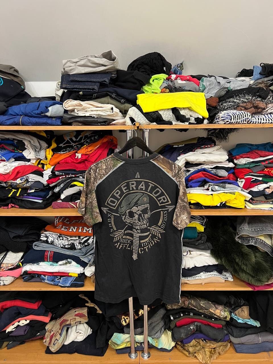 Other Streetwear Y2K Vintage Camo Affliction TShirt Size US XL / EU 56 / 4 - 2 Thumbnail