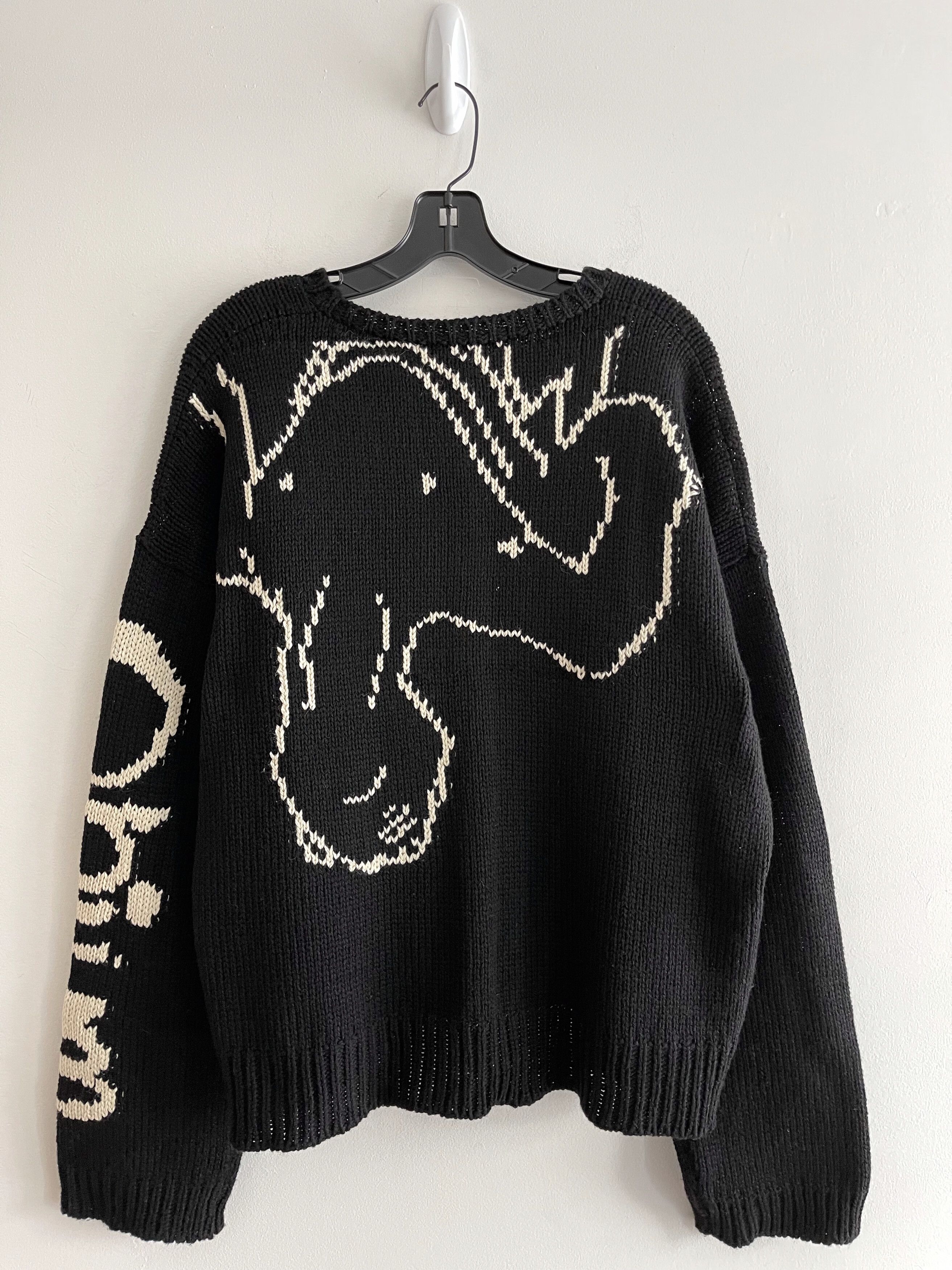 Enfants Riches Deprimes Opium Intarsia Cable Knit Sweater (S) | Grailed