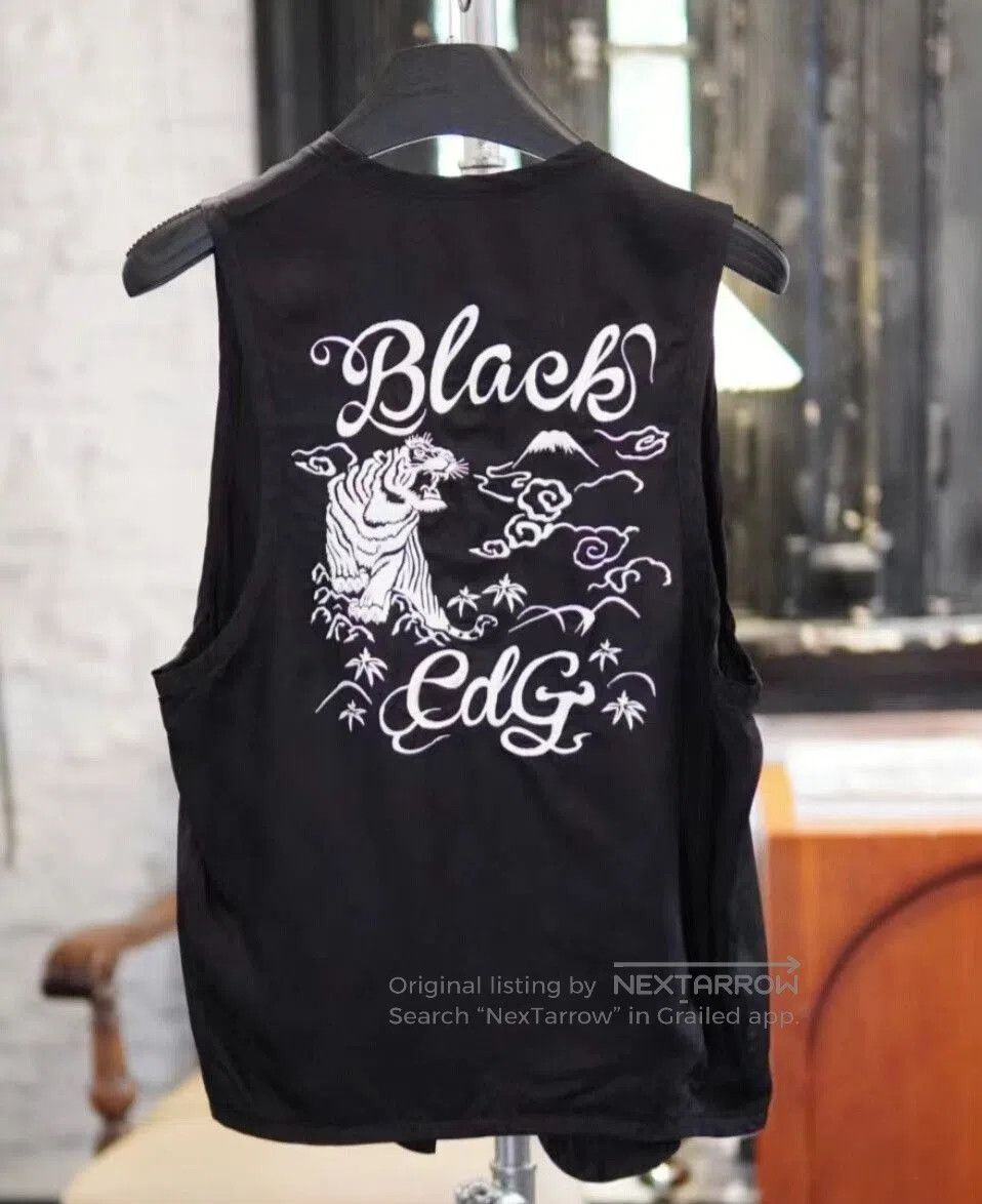 Comme des Garcons Black black satin embroidered vest by commedesgarcons. Size US S / EU 44-46 / 1 - 1 Thumbnail