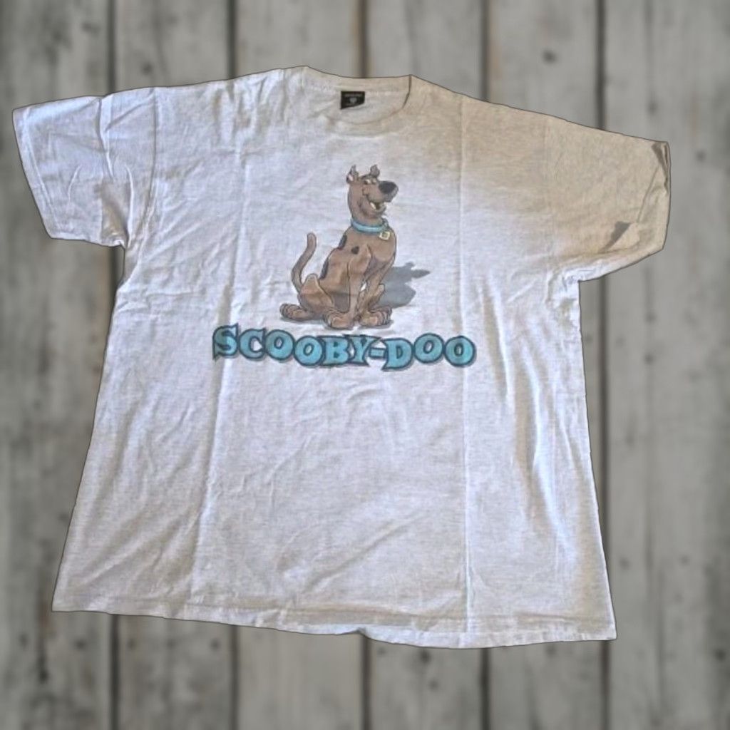Vintage VINTAGE Warner Bros Scooby Doo T-Shirt XL Adult Gray Short Sleeve 1990s 90s Cartoon Horror Retro Mens Shirts Size US XL / EU 56 / 4 - 1 Thumbnail