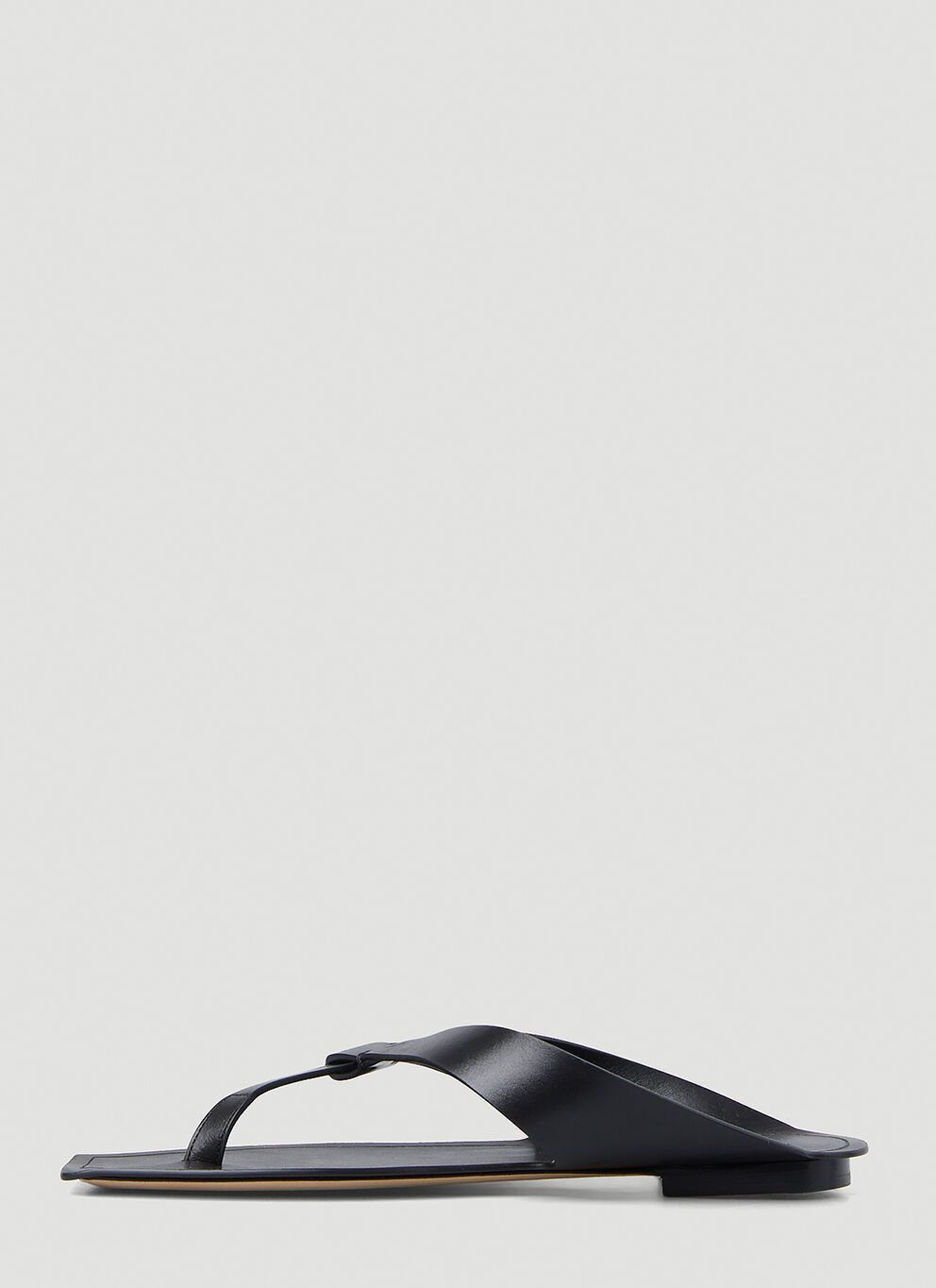 Saint Laurent Paris o1bcso1str1024 Isla Flat Sandals in Black Size US 8 / EU 41 - 2 Thumbnail