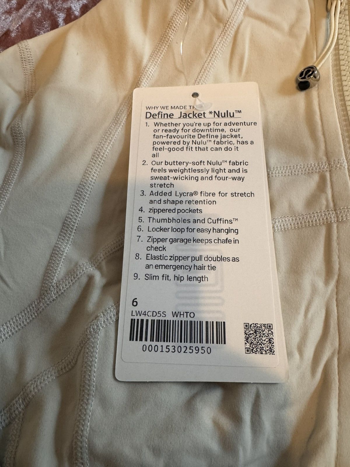 Lululemon Lulu Nulu define jacket Size S / US 4 / IT 40 - 3 Thumbnail
