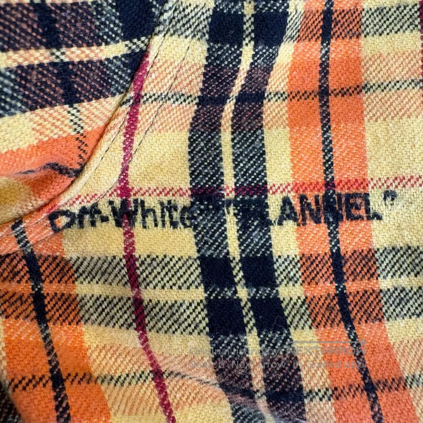 Off-White off-white Checkered Arrow Hooded Shirt Jacket Size US XS / EU 42 / 0 - 6 Thumbnail