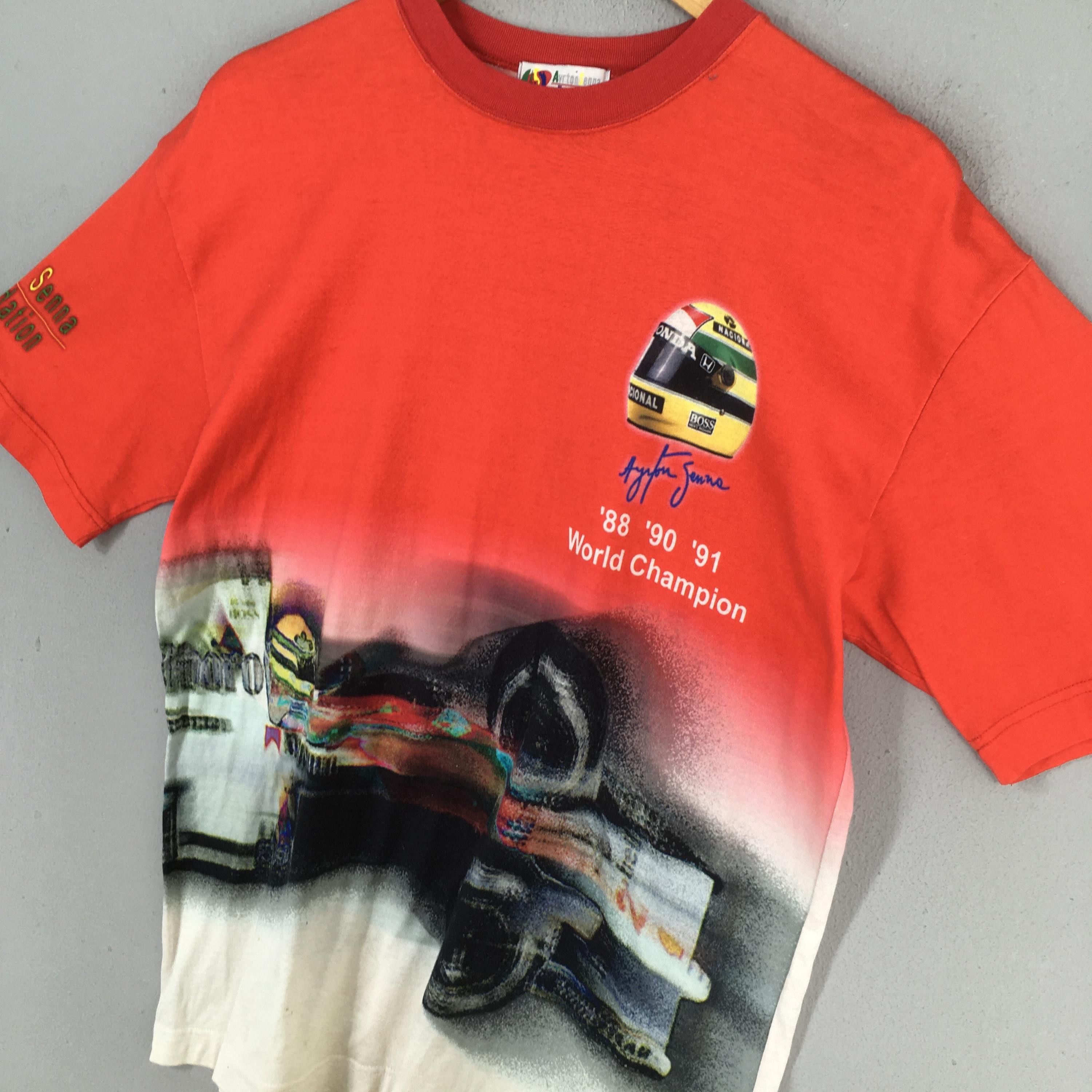 Formula 1 90s Ayrton Senna Williams Williams Formula 1 Tshirt M Size US M / EU 48-50 / 2 - 3 Thumbnail