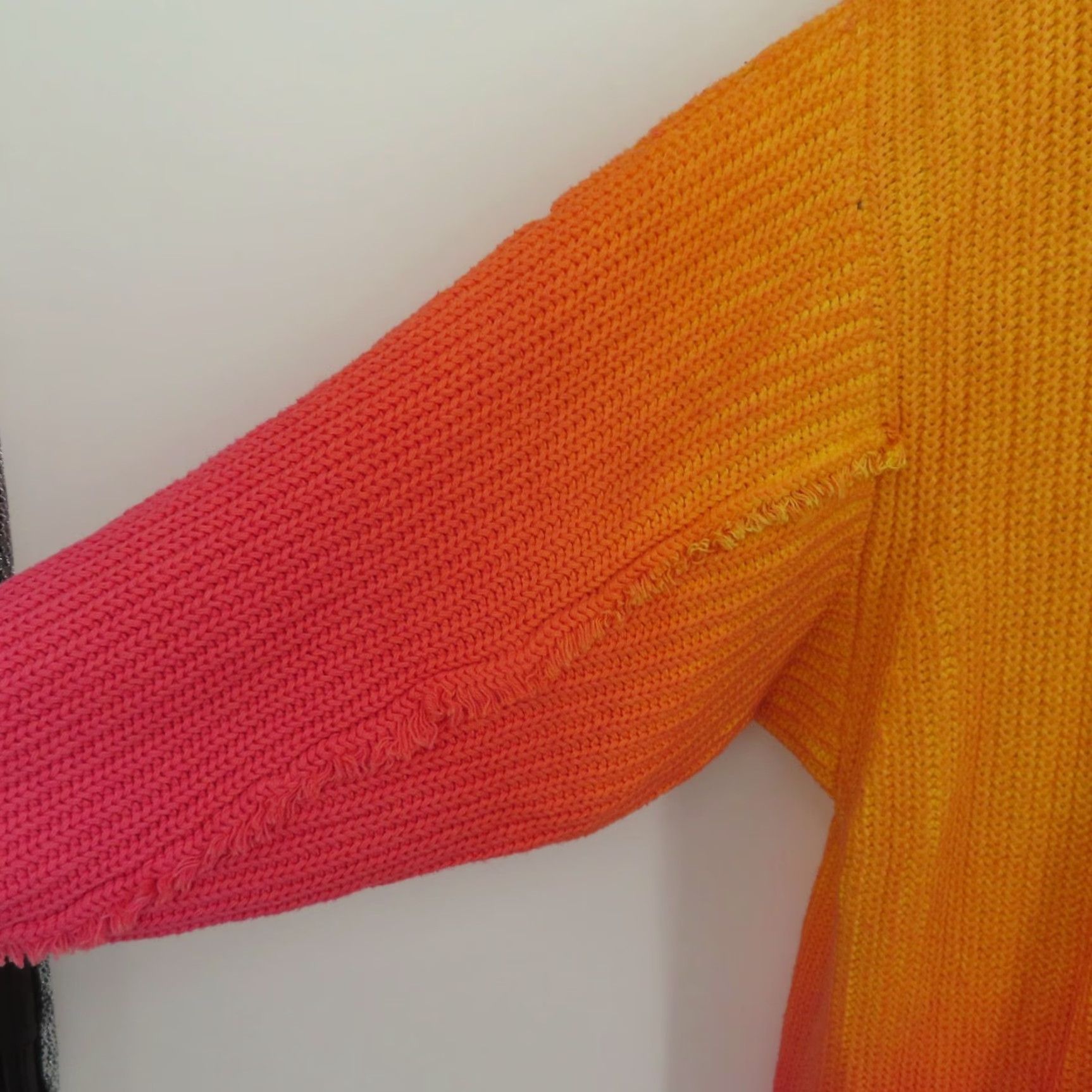 Free People Free People Cardigan Sweater Women XS Multicolor Ombre Yellow Orange Pink Maxi Size XS / US 0-2 / IT 36-38 - 4 Thumbnail