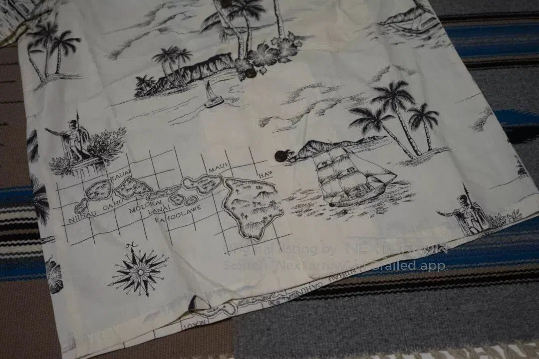 Vintage Vintage 70s Hawaiian Shirt for Summer. Size US M / EU 48-50 / 2 - 3 Thumbnail