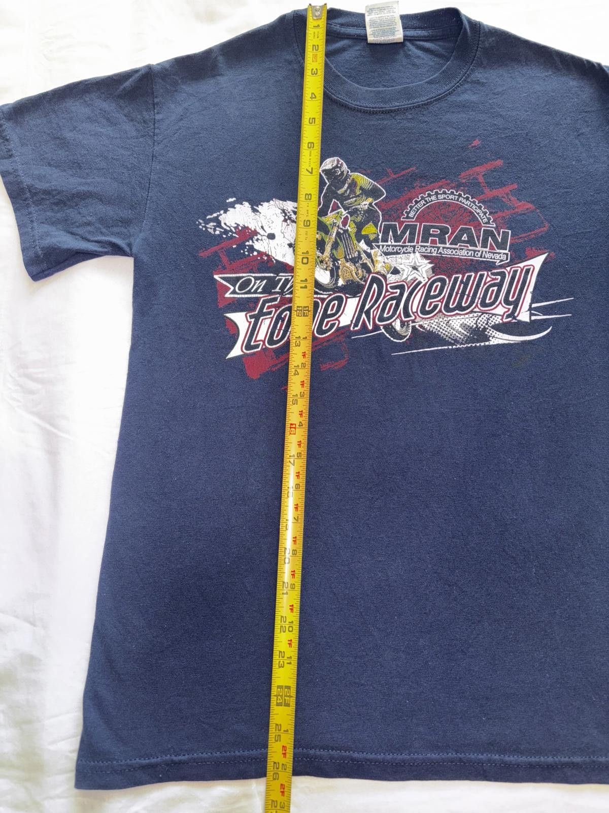 Gildan MRAN Edge Raceway T-Shirt - Motorcycle Racing Graphic Size US S / EU 44-46 / 1 - 7 Thumbnail