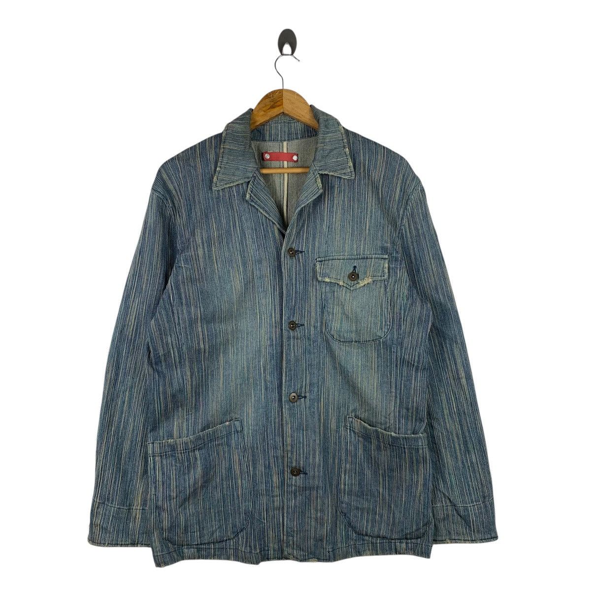 Japanese Brand × Vintage Vintage JAPANESE BRAND Casualwear Denim Jeans Coat Jacket Size US M / EU 48-50 / 2 - 1 Thumbnail
