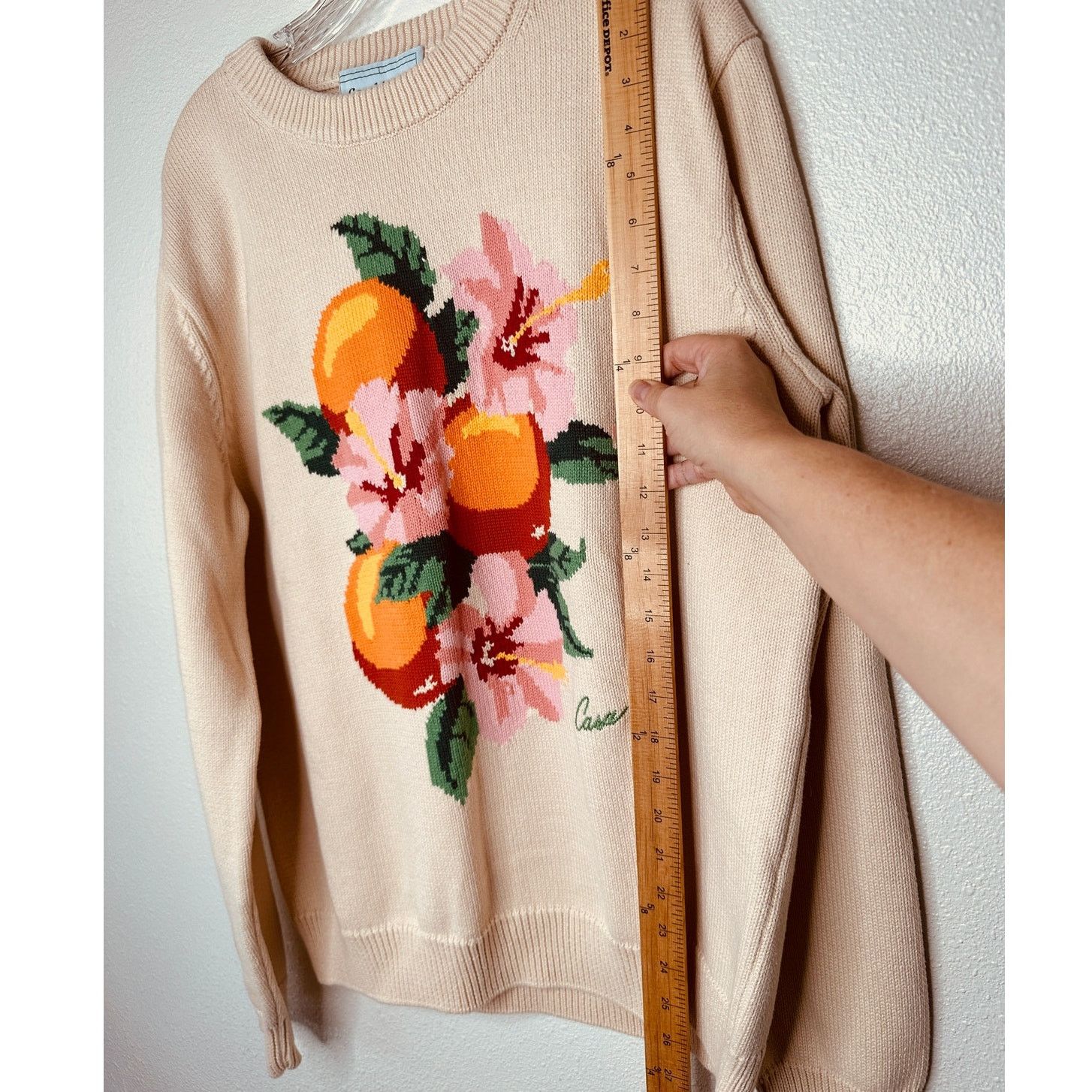 Casablanca NWT Casablanca Cream Kapalia Oranges Intarsia Sweater XXL Size XL / US 12-14 / IT 48-50 - 13 Thumbnail