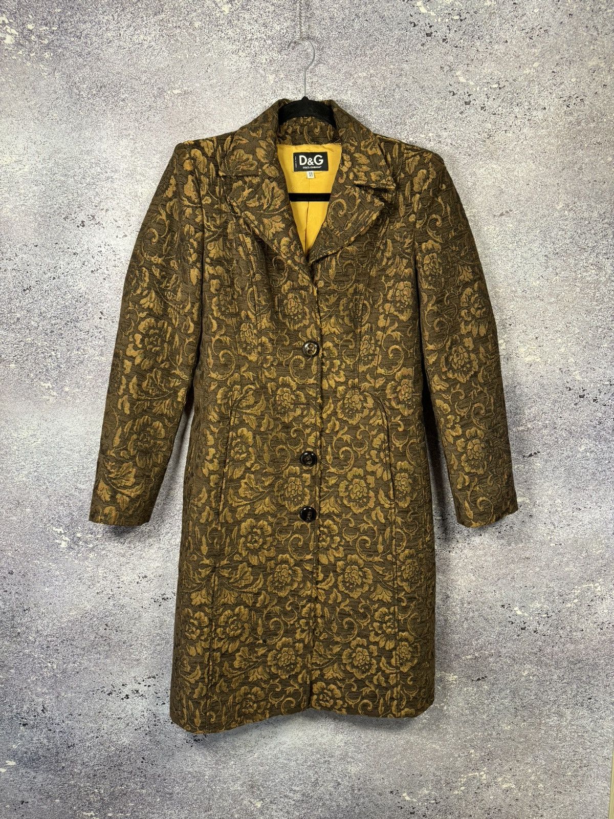 Dolce & Gabbana × Vintage Vintage Dolce Gabbana Retro Paisley Print Woman Coat 28/42sz Size M / US 6-8 / IT 42-44 - 1 Thumbnail