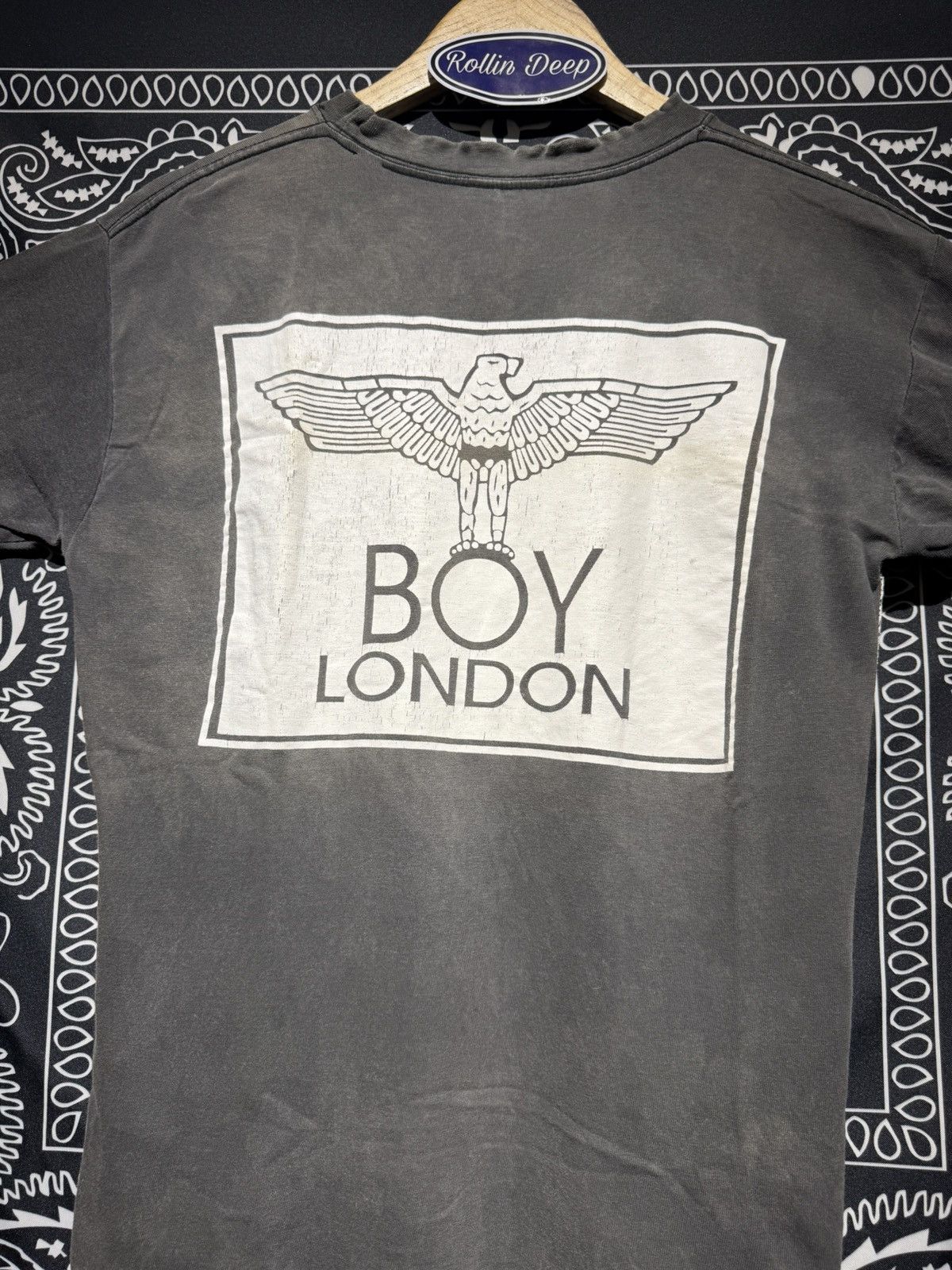 Boy London × Vintage Rare Vintage Boy London Tshirt Size US M / EU 48-50 / 2 - 2 Thumbnail