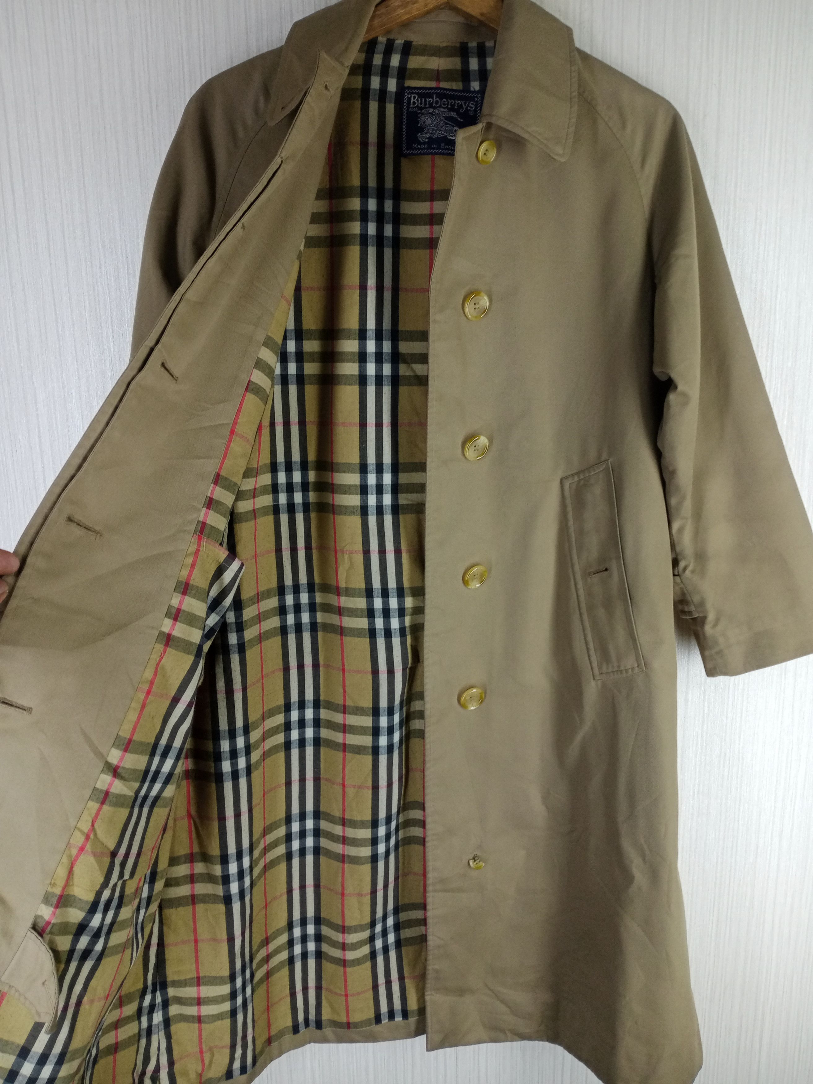 Burberry Prorsum Rare Vintage Burberrys Nova Check Trench Coat Grailed