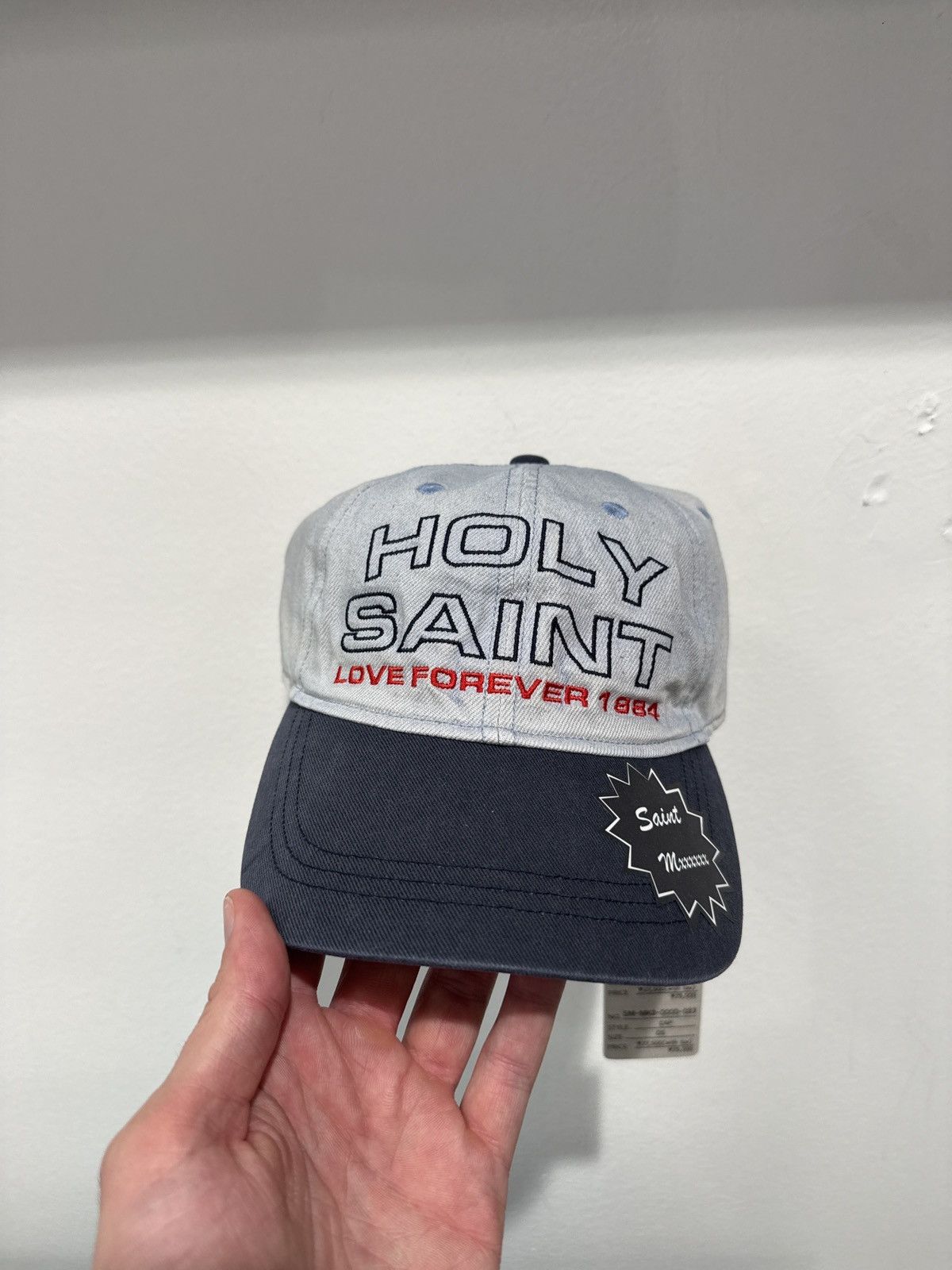 Saint Michael Saint Michael Holy Saint Denim Hat Size ONE SIZE - 1 Thumbnail