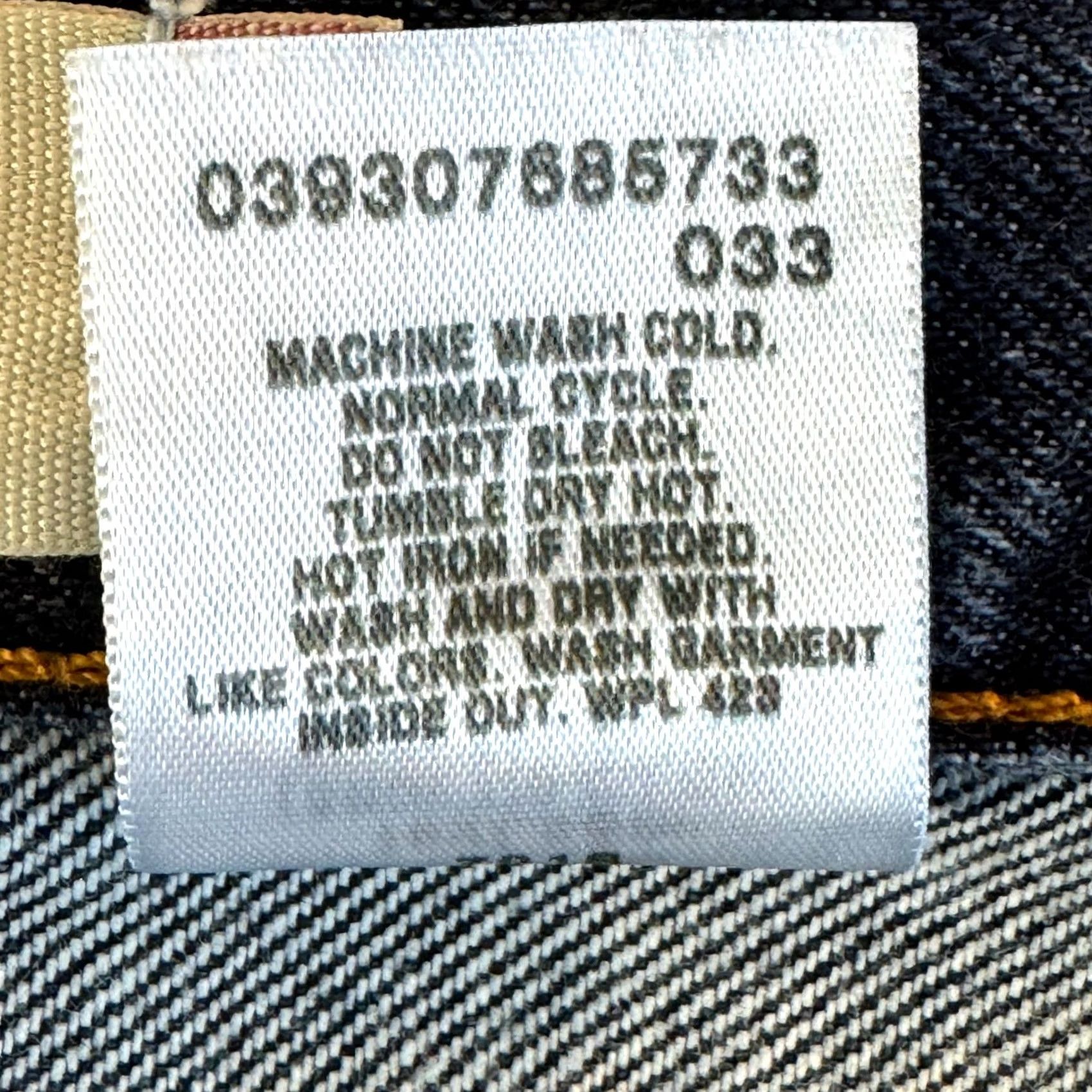 Levi's Levi's 505 Jeans Regular Fit Straight Mens 40x30 Blue Denim Size US 40 / EU 56 - 5 Thumbnail