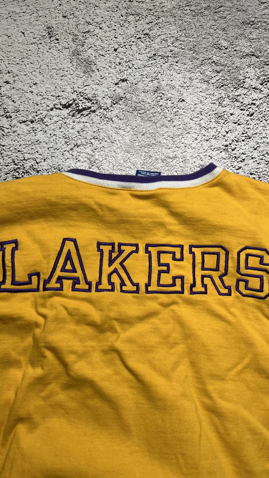 Champion Los Angeles Lakers NBA shooting champion t shirt warm up Size US XL / EU 56 / 4 - 9 Thumbnail