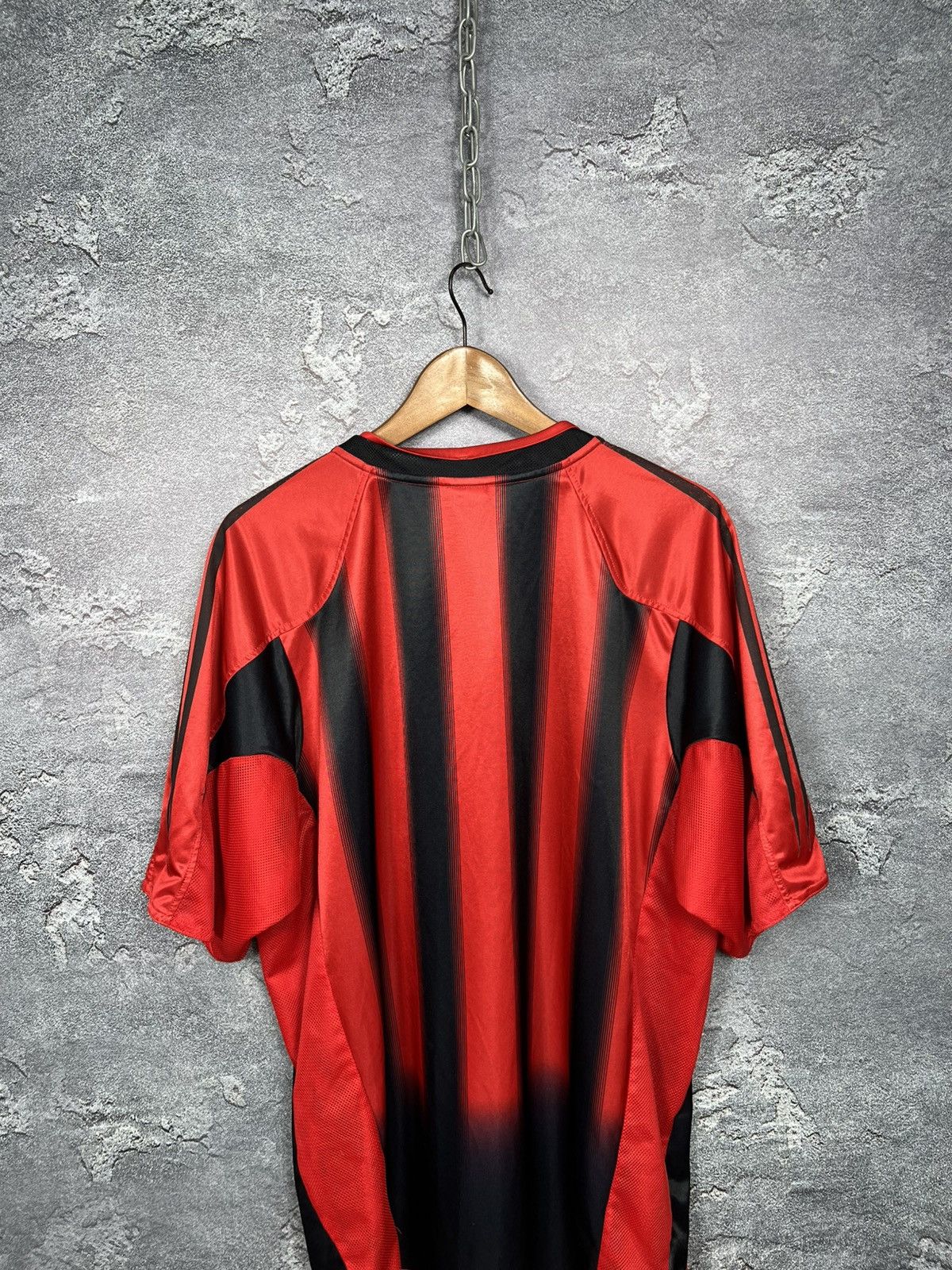 Adidas Adidas Vintage AC Milan 2004 Opel Jersey T-shirt Size US XL / EU 56 / 4 - 17 Thumbnail