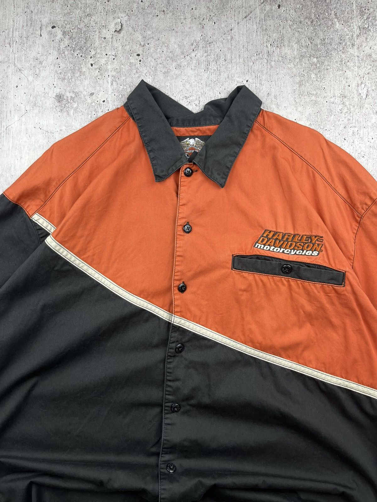 Harley Davidson Vintage Harley-Davidson Shirt Mens XXL HD Motorcycle 2005 Size US XXL / EU 58 / 5 - 3 Thumbnail