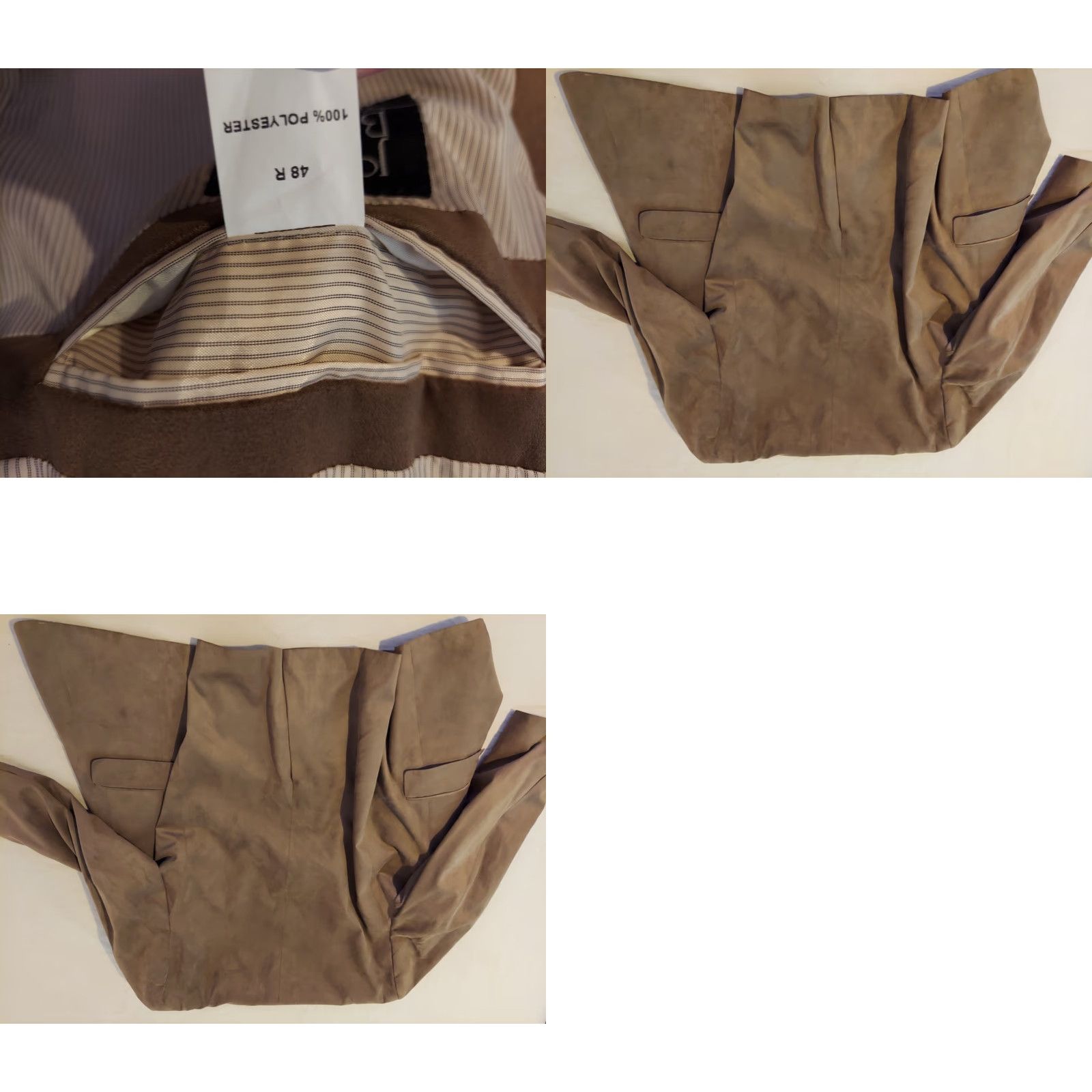 Jos. A. Bank Jos. A. Bank Jacket Blazer Mens 48R Brown Size 48R - 8 Thumbnail